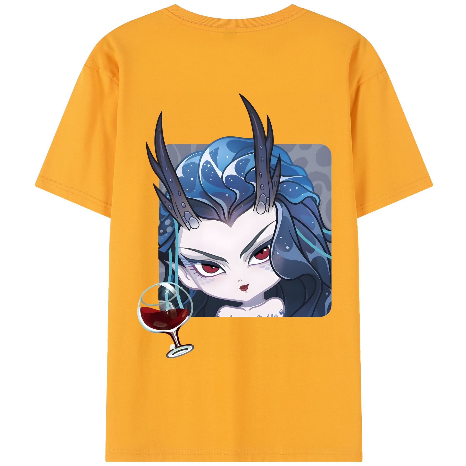 （画像用） Ne Zha 2 ナタ 魔童の大暴れ レディース半袖Tシャツ(バックプリント)