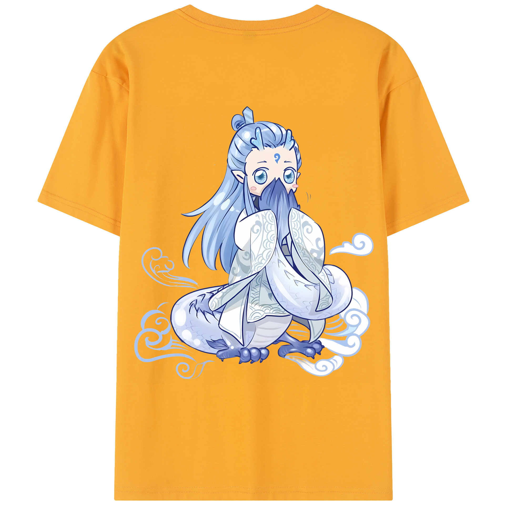 （画像用） Ne Zha 2 ナタ 魔童の大暴れ レディース半袖Tシャツ(バックプリント)