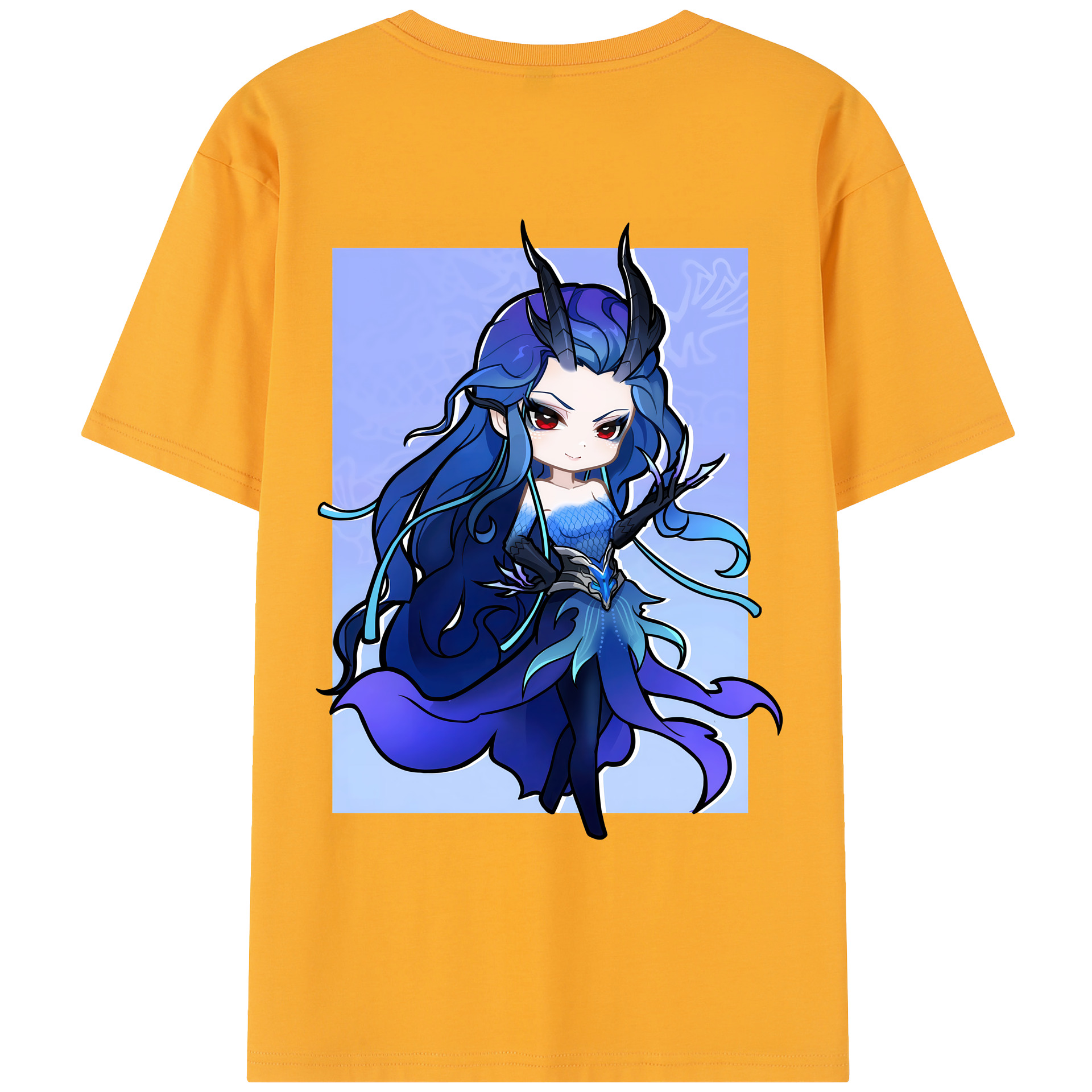 （画像用） Ne Zha 2 ナタ 魔童の大暴れ レディース半袖Tシャツ(バックプリント)