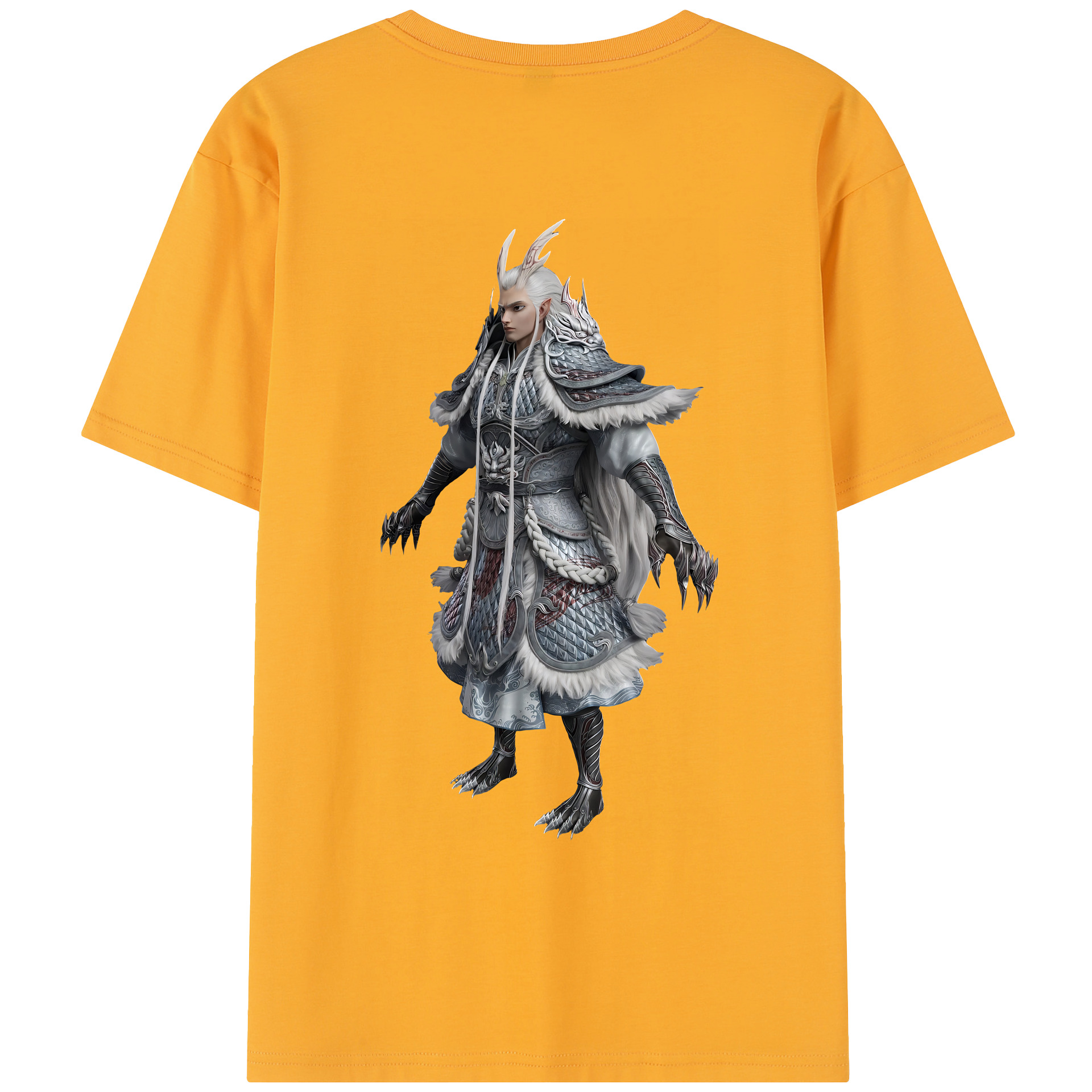 （画像用） Ne Zha 2 ナタ 魔童の大暴れ レディース半袖Tシャツ(バックプリント)