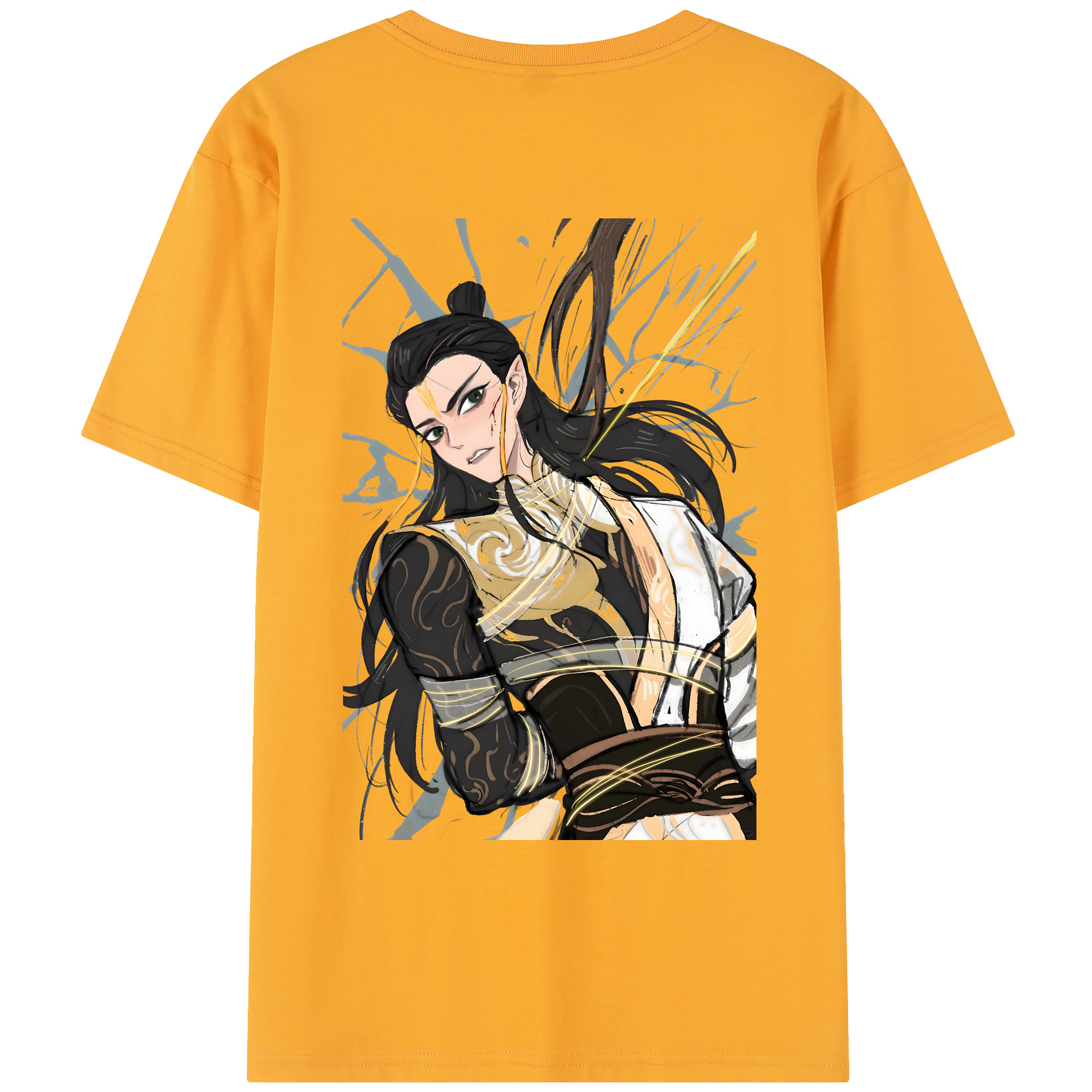 （画像用） Ne Zha 2 ナタ 魔童の大暴れ レディース半袖Tシャツ(バックプリント)