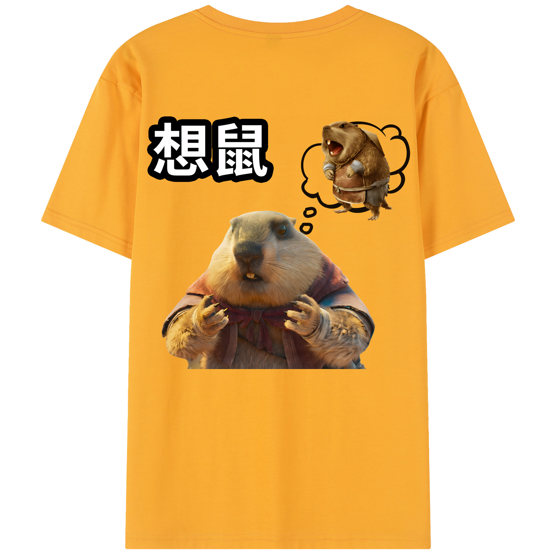 （画像用） Ne Zha 2 ナタ 魔童の大暴れ レディース半袖Tシャツ(バックプリント)