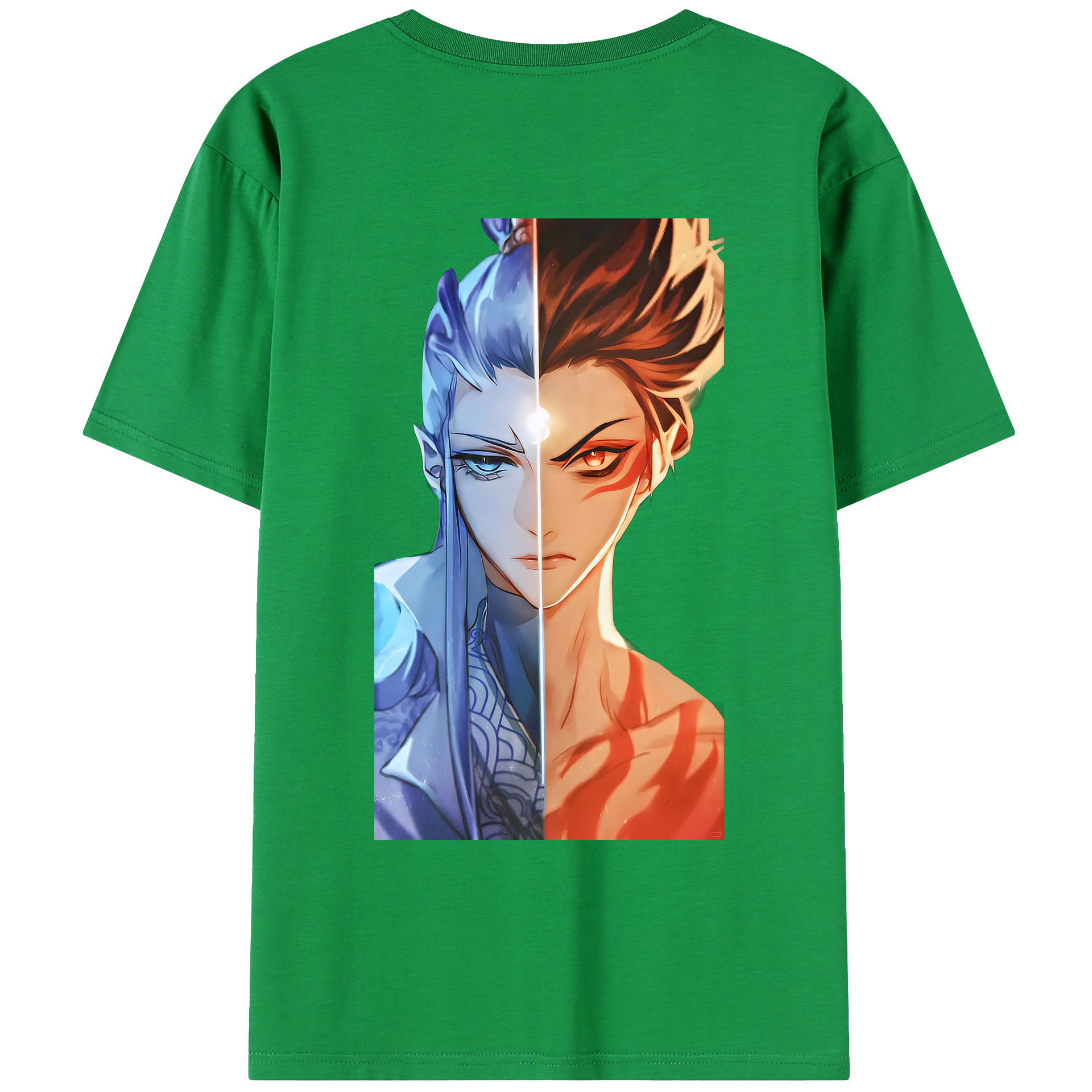 （画像用） Ne Zha 2 ナタ 魔童の大暴れ レディース半袖Tシャツ(バックプリント)
