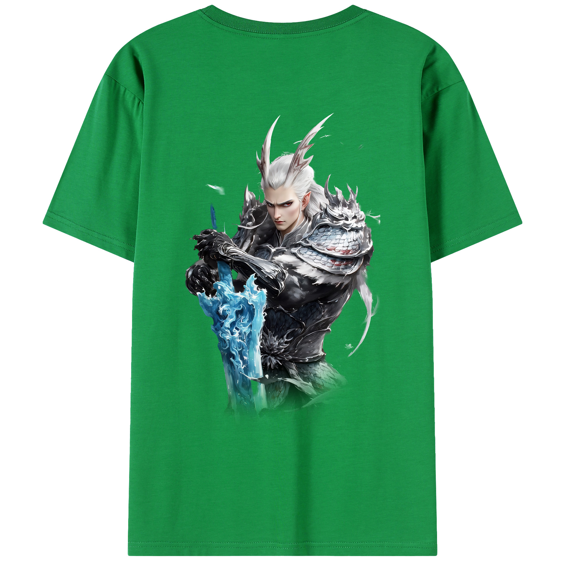 （画像用） Ne Zha 2 ナタ 魔童の大暴れ レディース半袖Tシャツ(バックプリント)