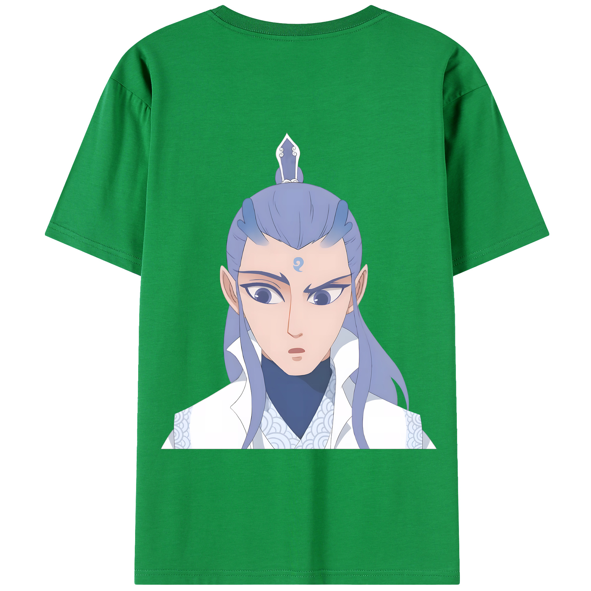 （画像用） Ne Zha 2 ナタ 魔童の大暴れ レディース半袖Tシャツ(バックプリント)