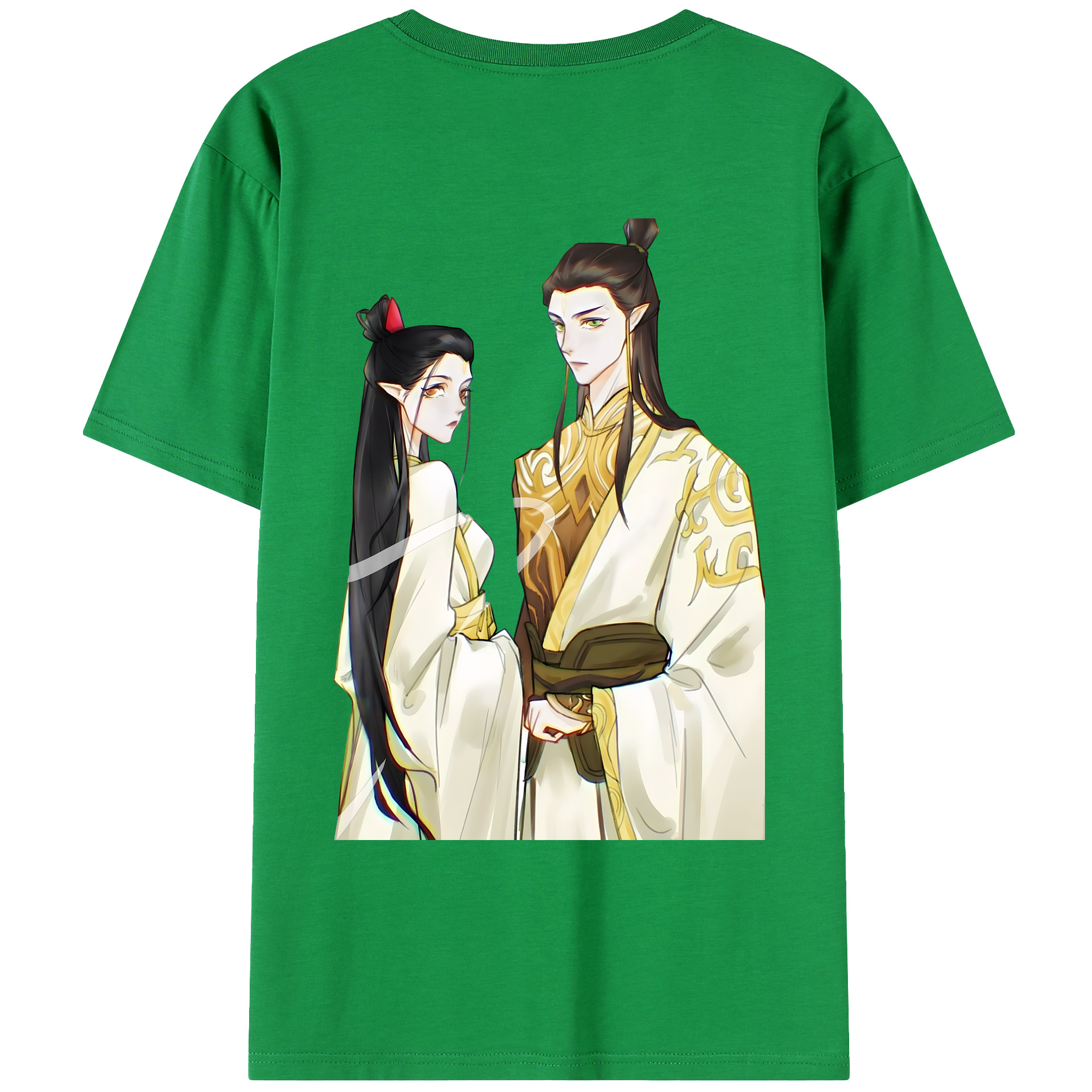 （画像用） Ne Zha 2 ナタ 魔童の大暴れ レディース半袖Tシャツ(バックプリント)