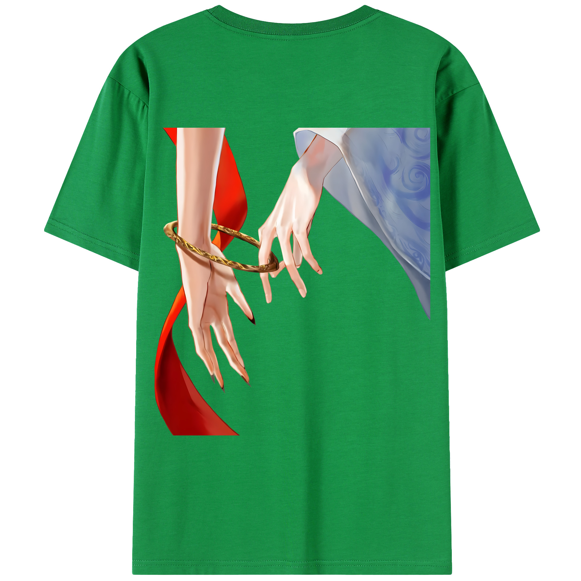 （画像用） Ne Zha 2 ナタ 魔童の大暴れ レディース半袖Tシャツ(バックプリント)