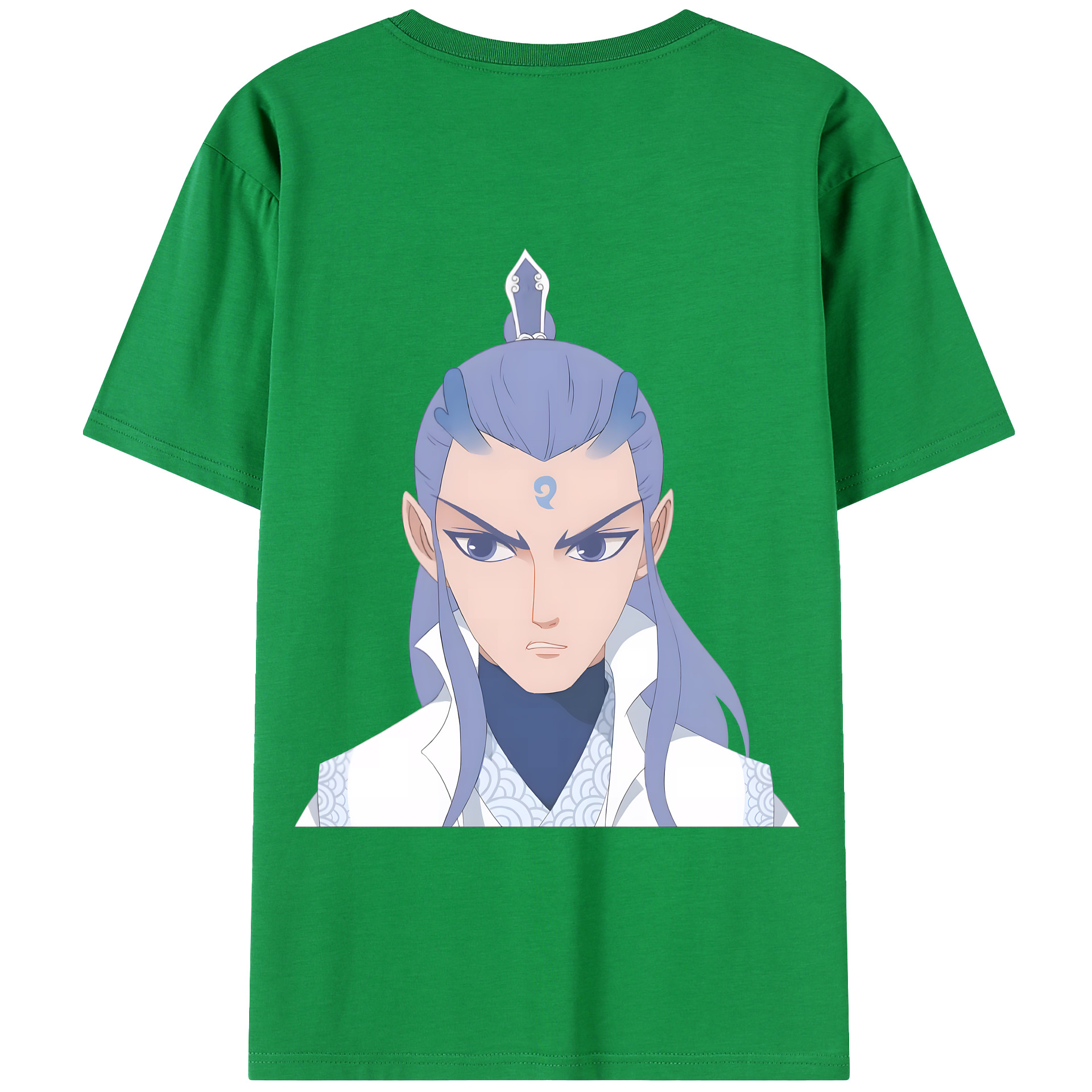 （画像用） Ne Zha 2 ナタ 魔童の大暴れ レディース半袖Tシャツ(バックプリント)