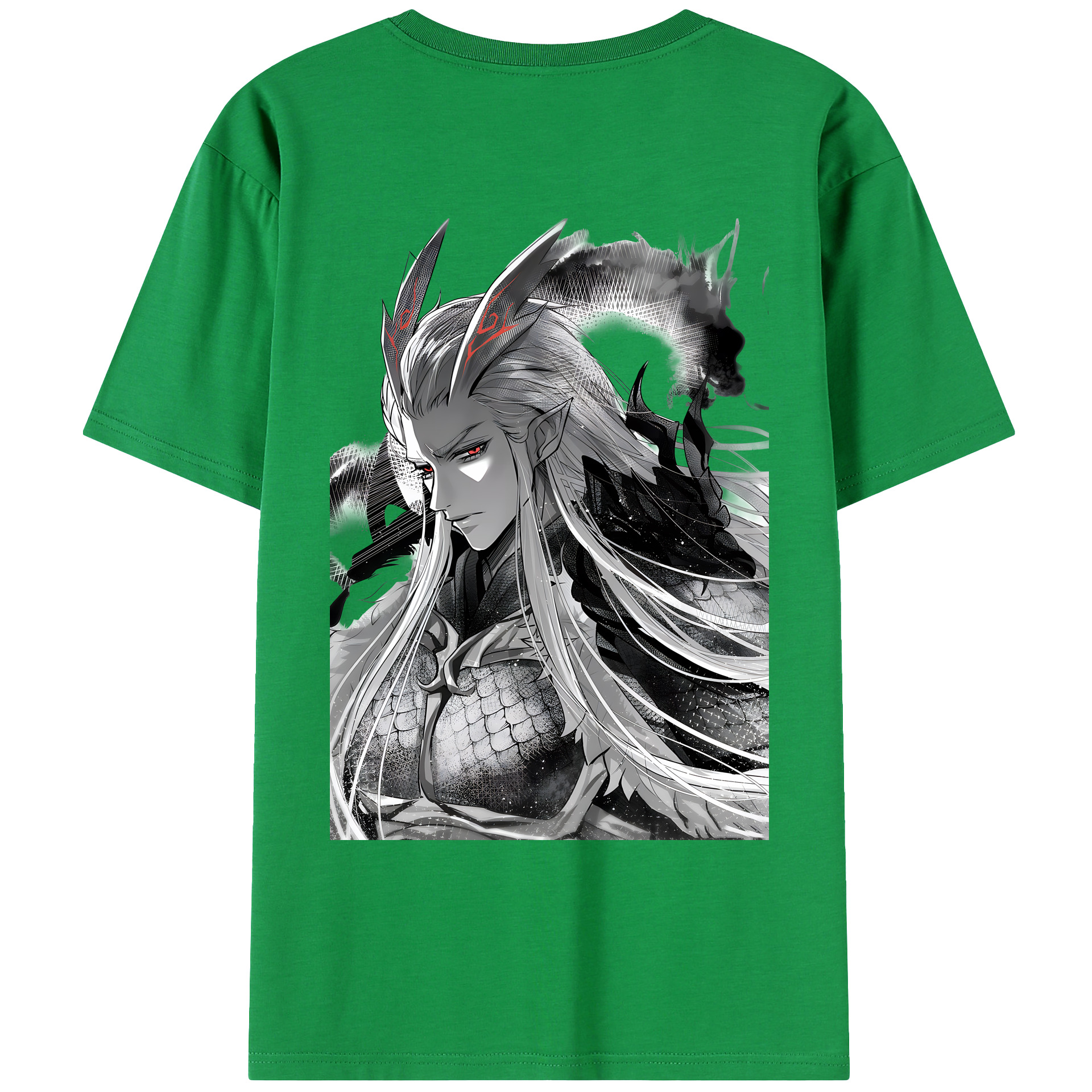 （画像用） Ne Zha 2 ナタ 魔童の大暴れ レディース半袖Tシャツ(バックプリント)