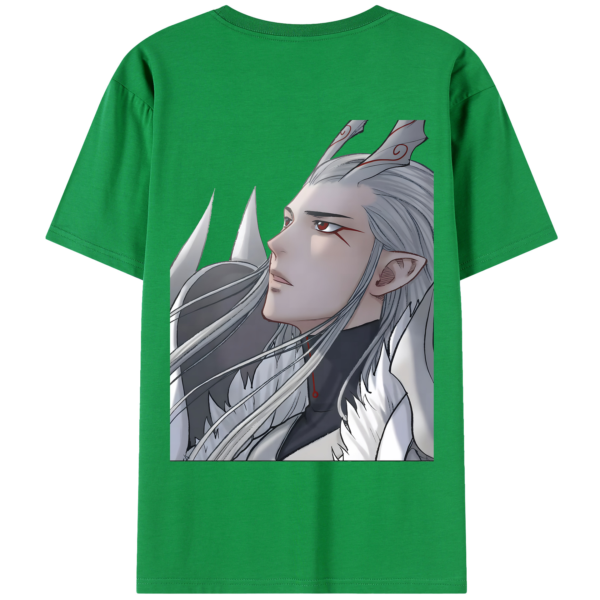 （画像用） Ne Zha 2 ナタ 魔童の大暴れ レディース半袖Tシャツ(バックプリント)