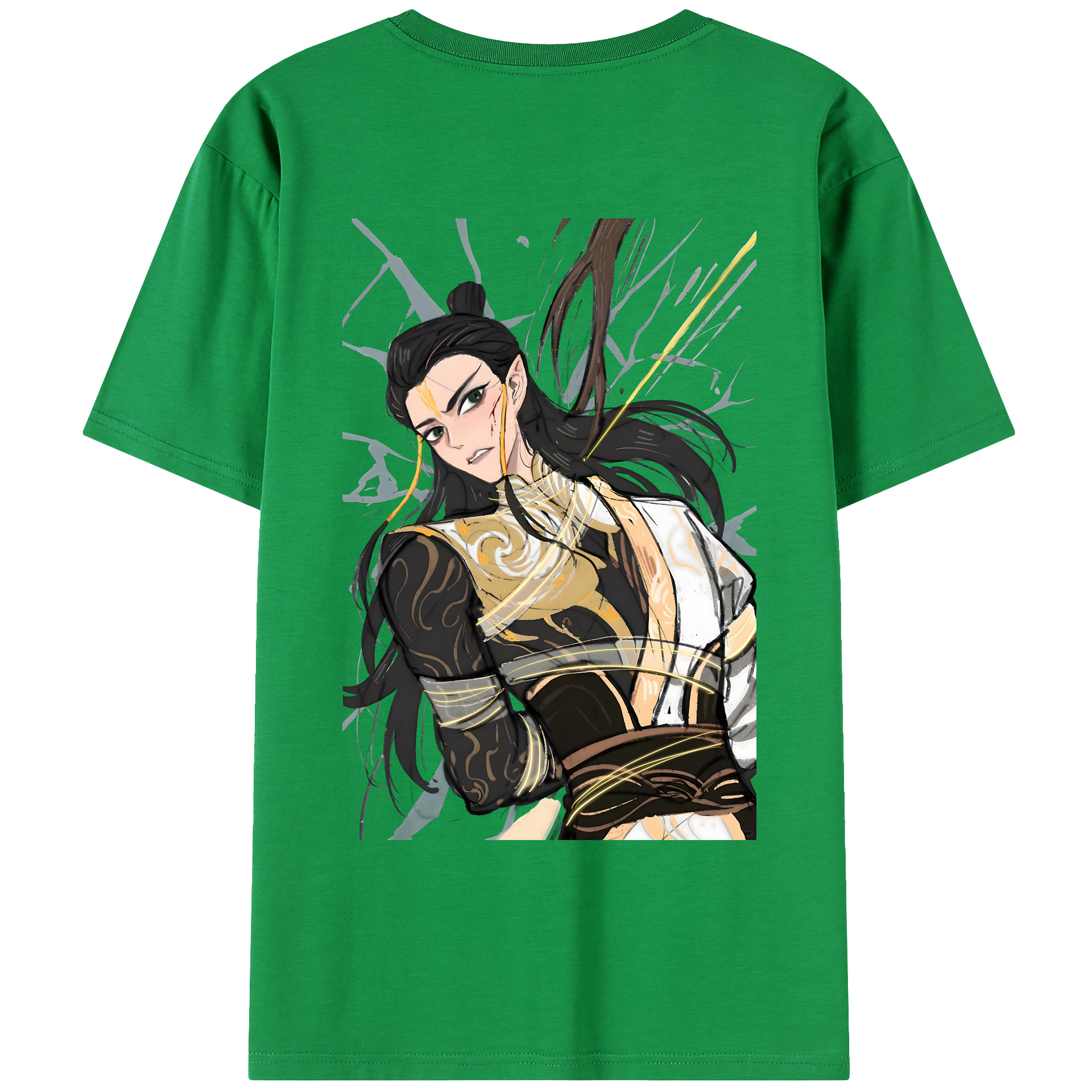 （画像用） Ne Zha 2 ナタ 魔童の大暴れ レディース半袖Tシャツ(バックプリント)