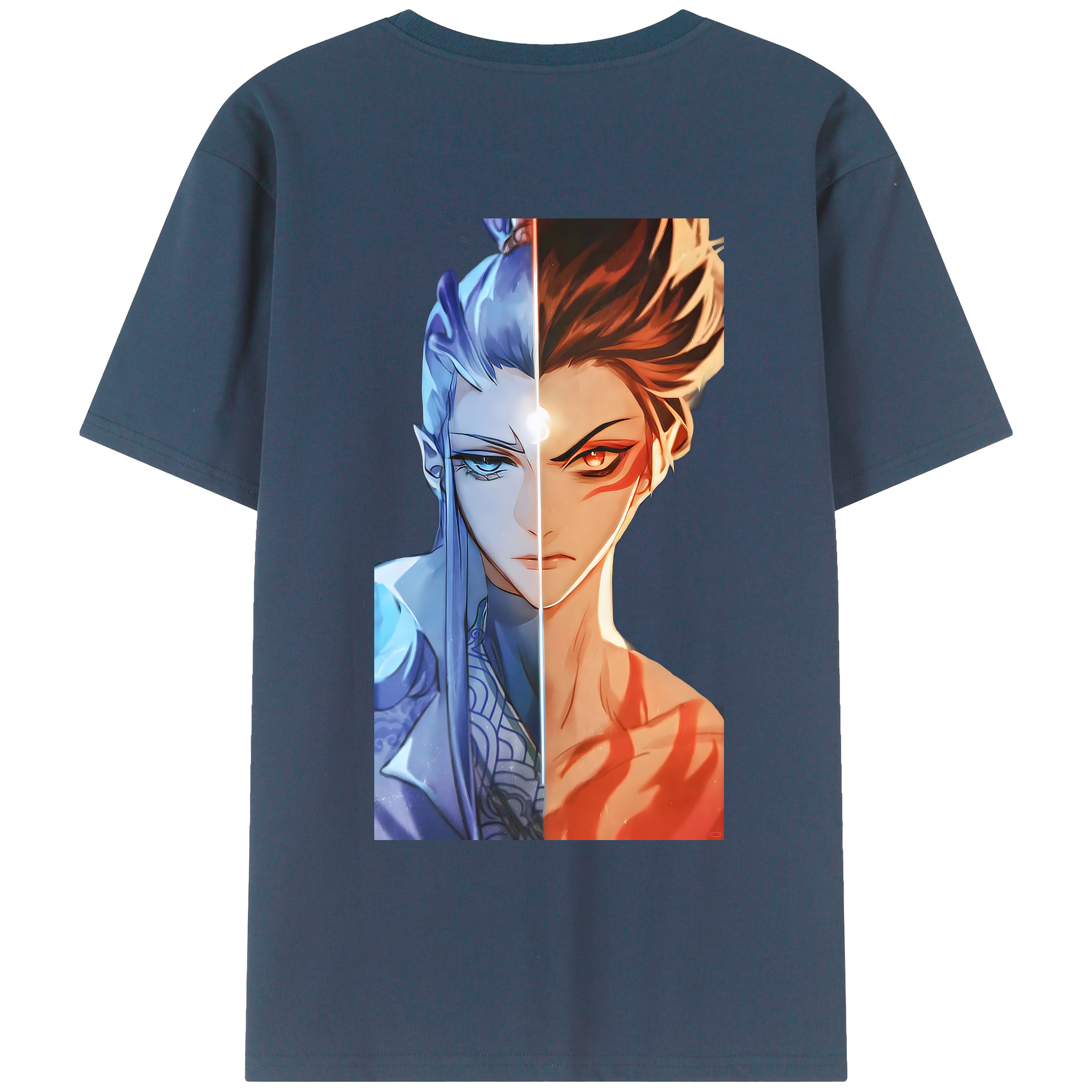 （画像用） Ne Zha 2 ナタ 魔童の大暴れ レディース半袖Tシャツ(バックプリント)