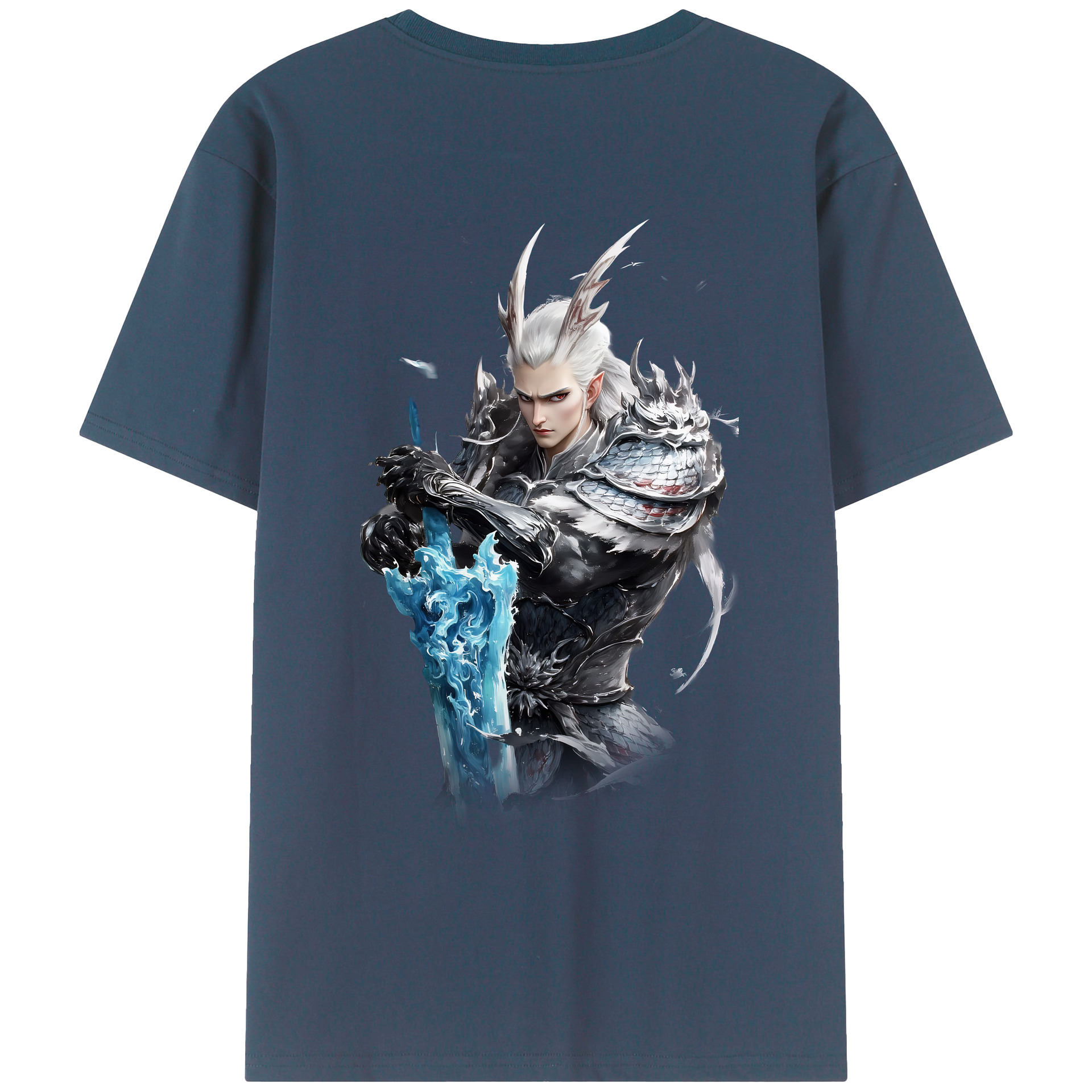 （画像用） Ne Zha 2 ナタ 魔童の大暴れ レディース半袖Tシャツ(バックプリント)