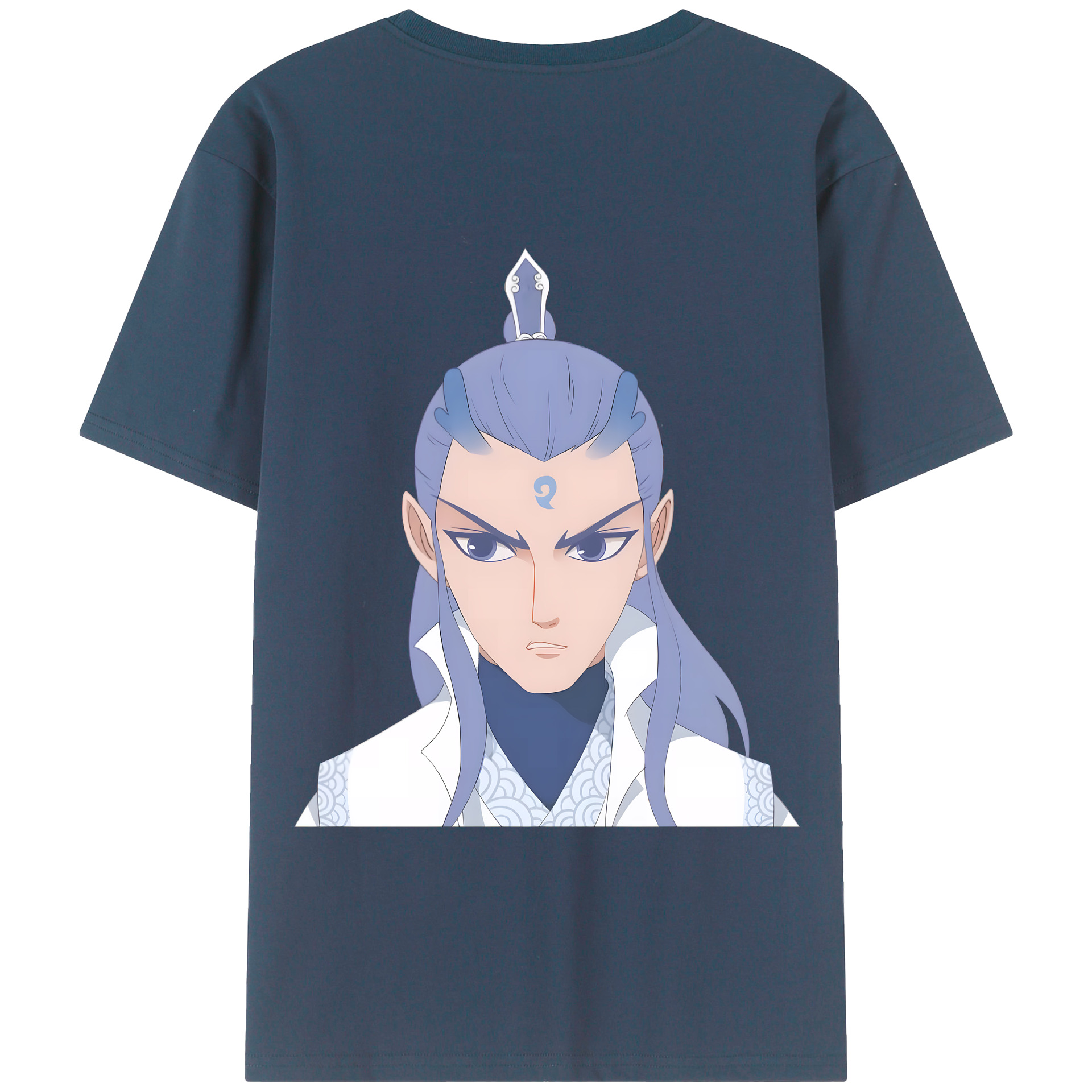 （画像用） Ne Zha 2 ナタ 魔童の大暴れ レディース半袖Tシャツ(バックプリント)