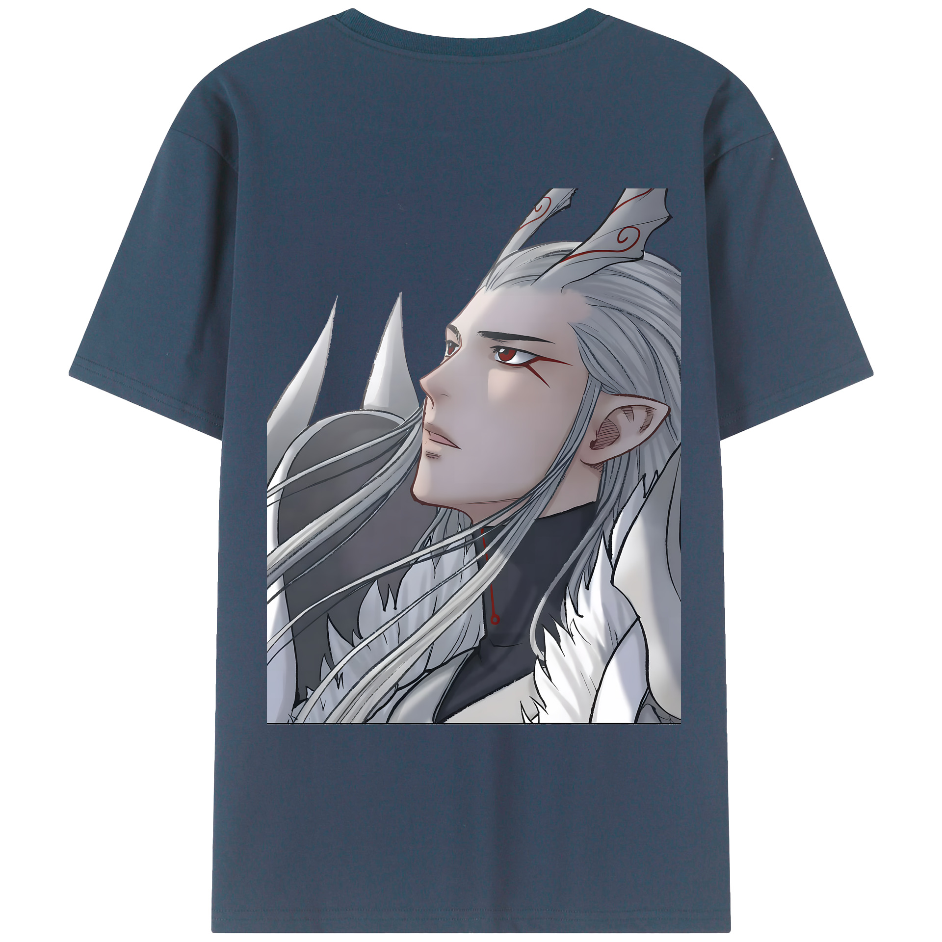 （画像用） Ne Zha 2 ナタ 魔童の大暴れ レディース半袖Tシャツ(バックプリント)