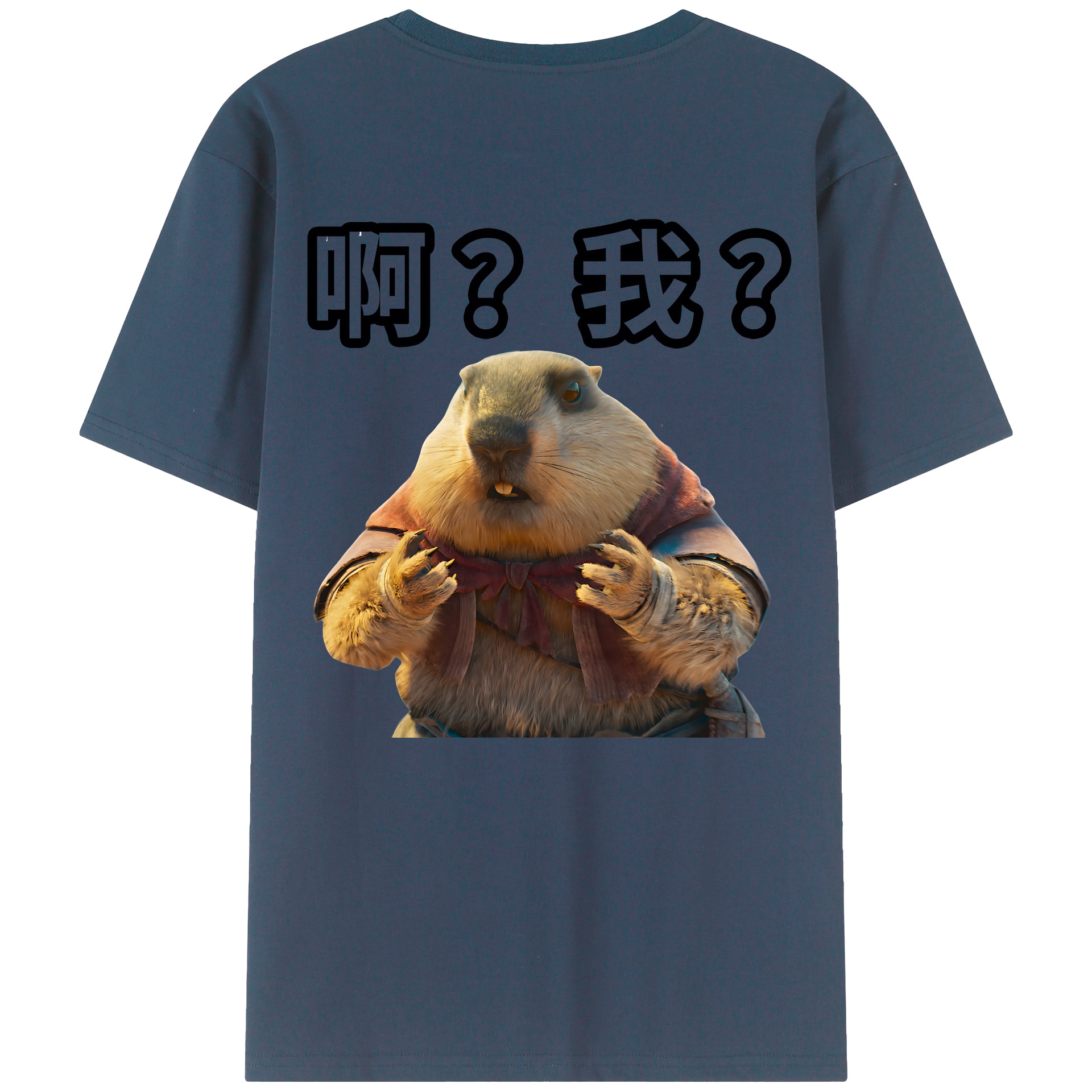 （画像用） Ne Zha 2 ナタ 魔童の大暴れ レディース半袖Tシャツ(バックプリント)