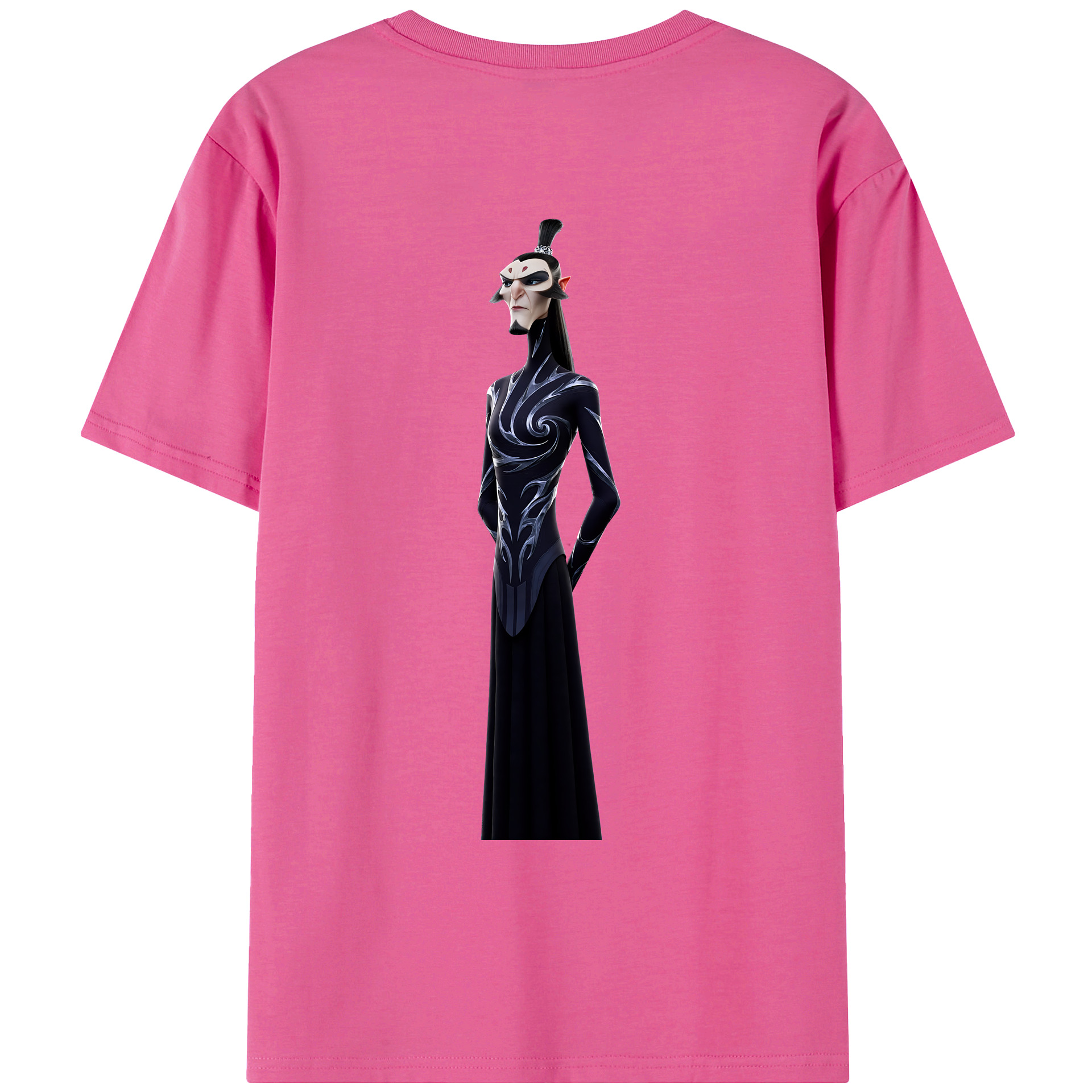 （画像用） Ne Zha 2 ナタ 魔童の大暴れ レディース半袖Tシャツ(バックプリント)