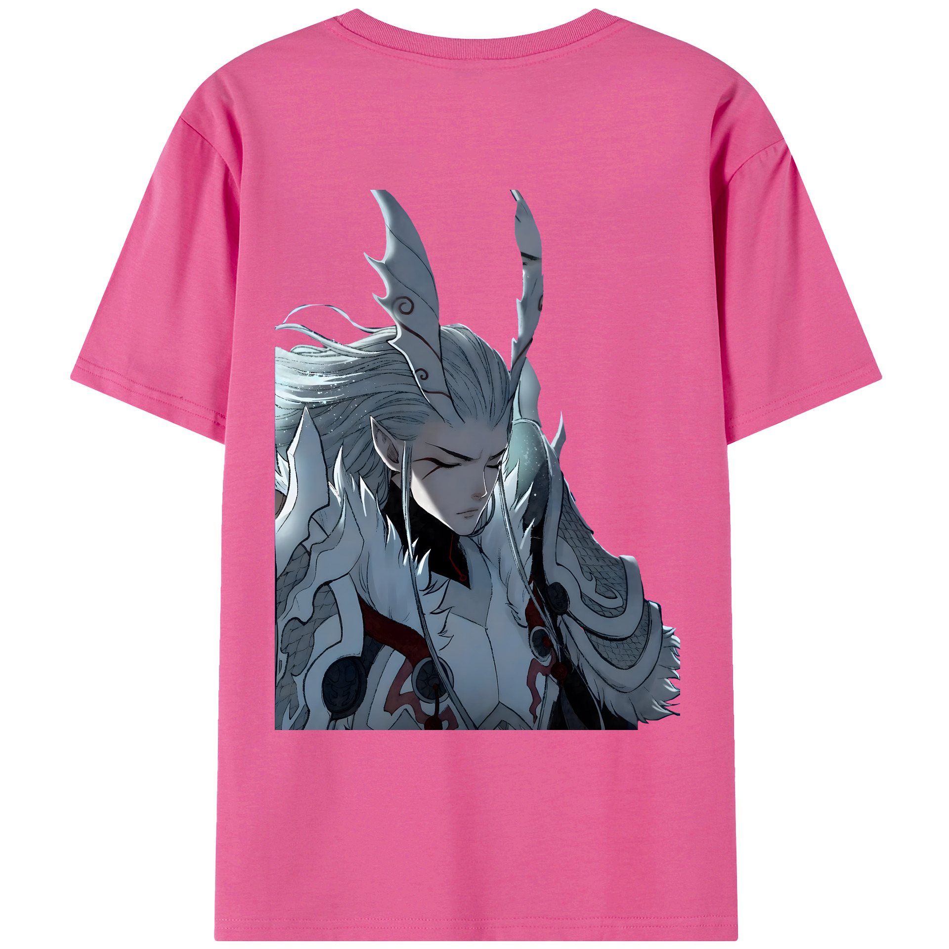 （画像用） Ne Zha 2 ナタ 魔童の大暴れ レディース半袖Tシャツ(バックプリント)
