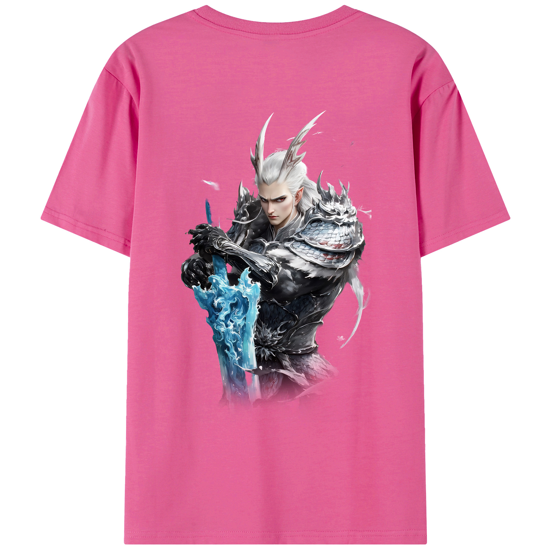 （画像用） Ne Zha 2 ナタ 魔童の大暴れ レディース半袖Tシャツ(バックプリント)