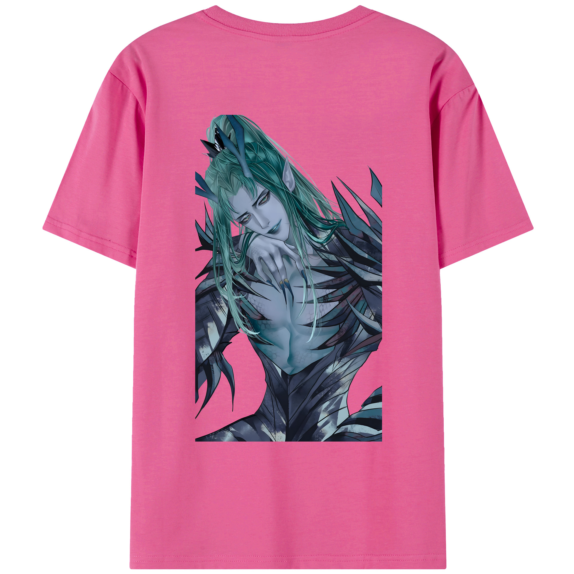 （画像用） Ne Zha 2 ナタ 魔童の大暴れ レディース半袖Tシャツ(バックプリント)