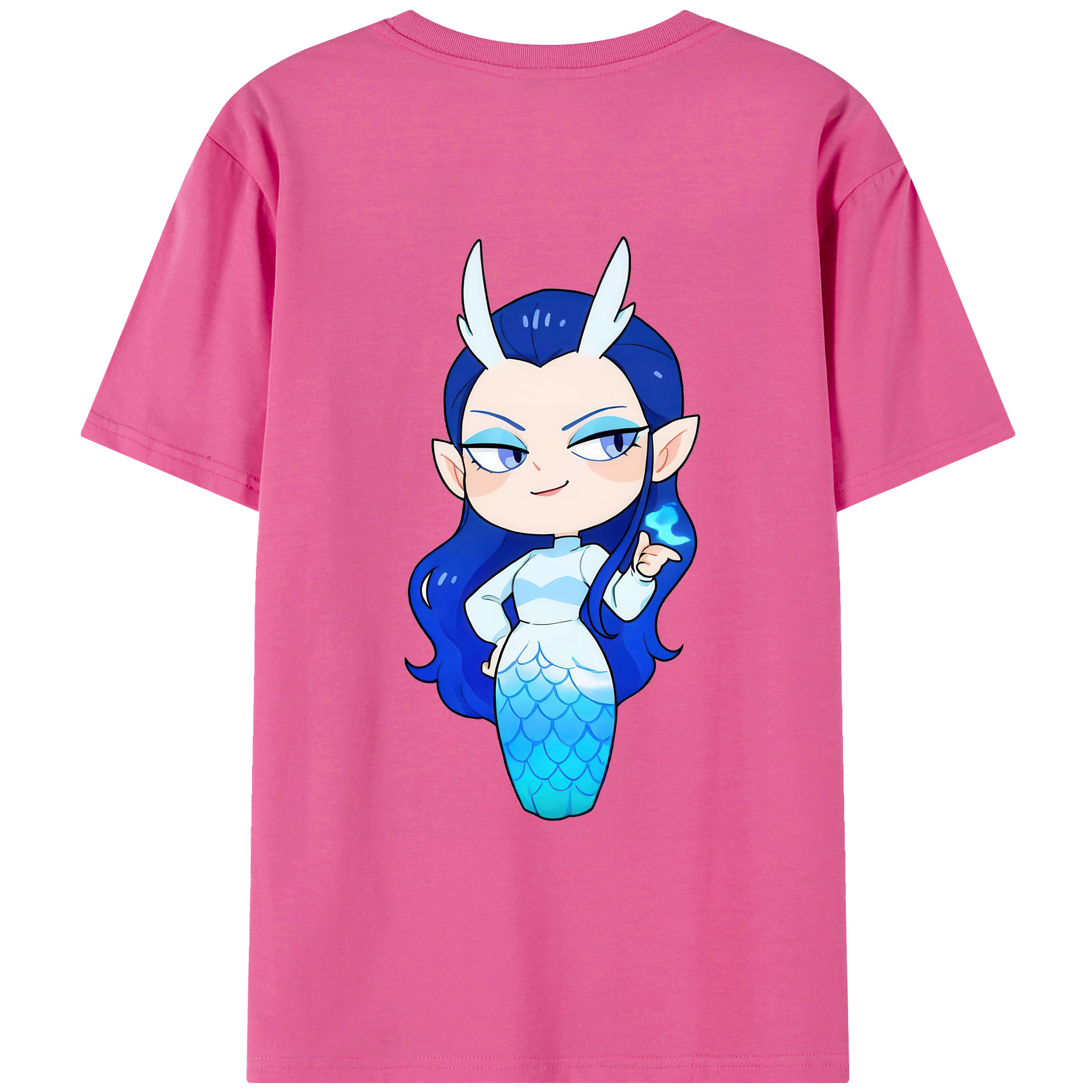 （画像用） Ne Zha 2 ナタ 魔童の大暴れ レディース半袖Tシャツ(バックプリント)