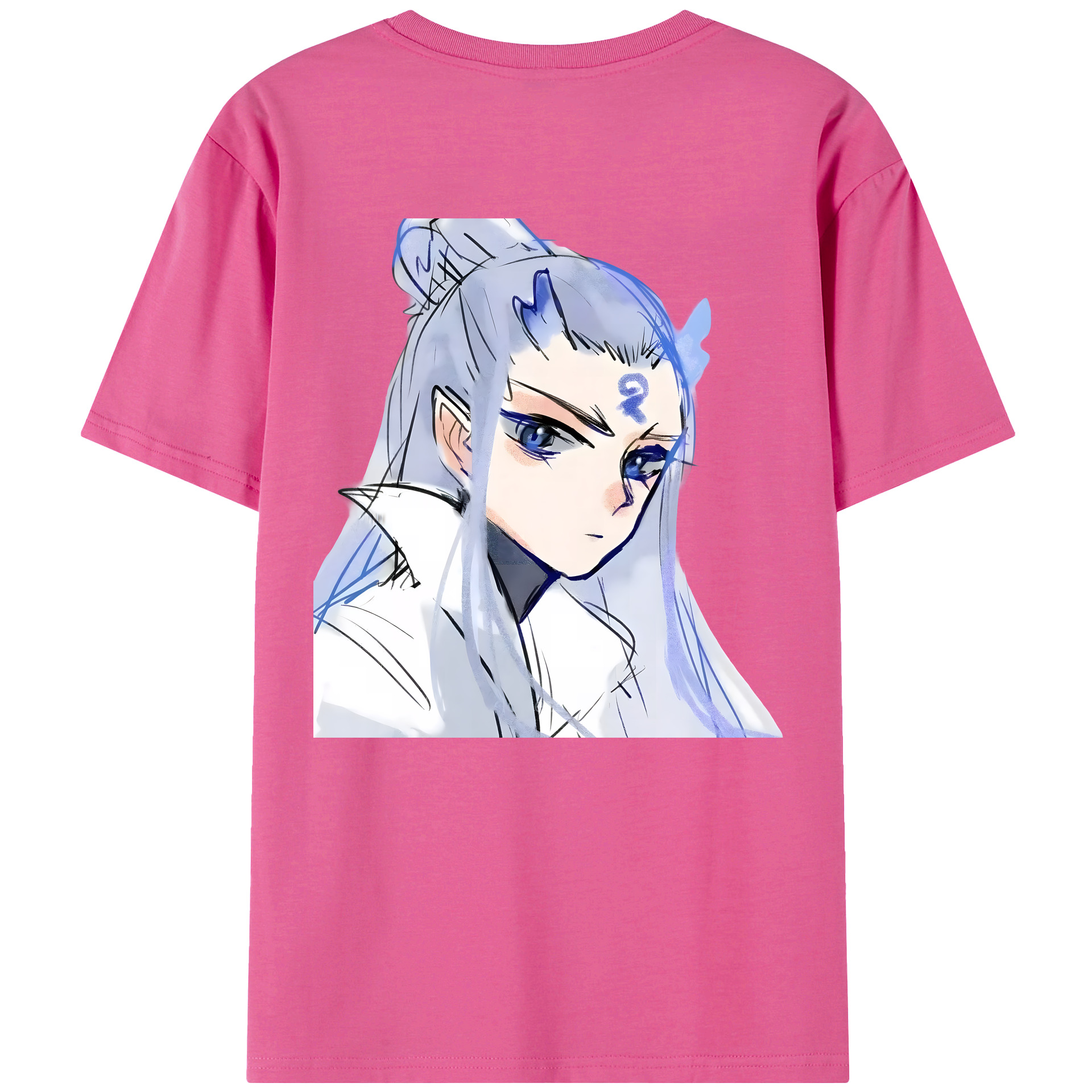 （画像用） Ne Zha 2 ナタ 魔童の大暴れ レディース半袖Tシャツ(バックプリント)