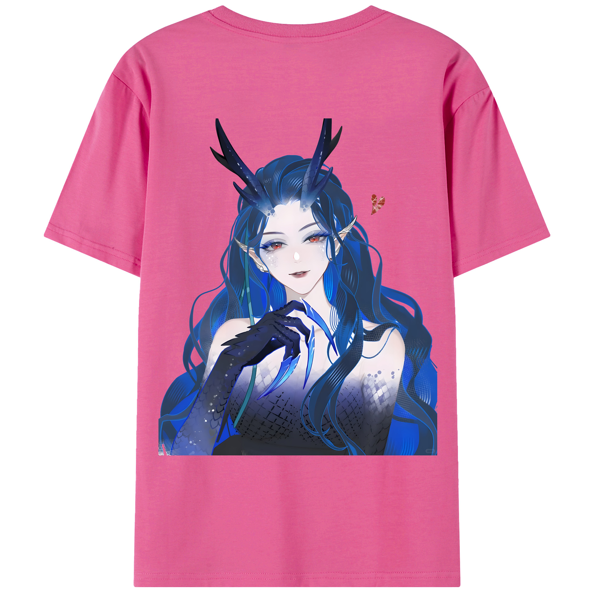 （画像用） Ne Zha 2 ナタ 魔童の大暴れ レディース半袖Tシャツ(バックプリント)
