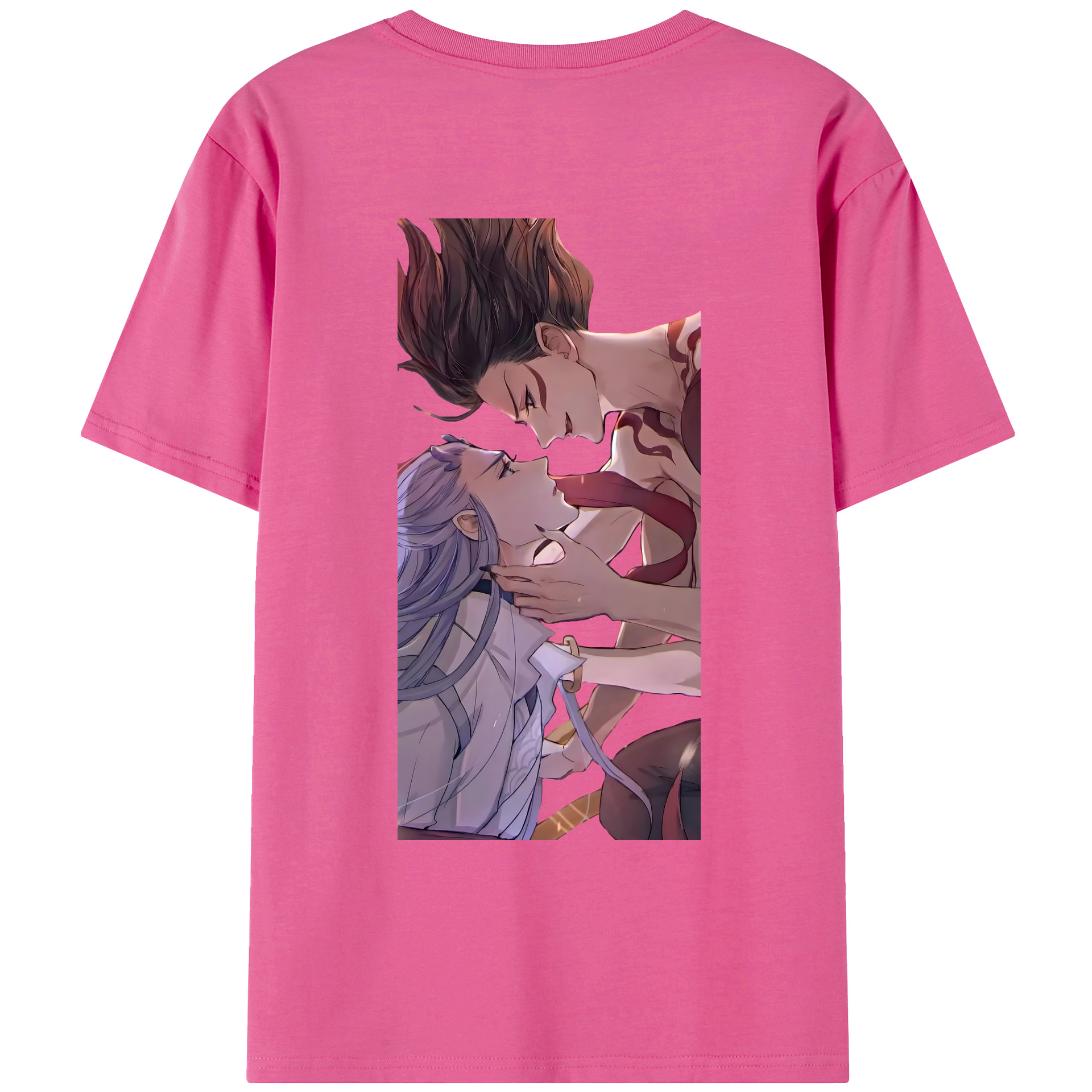 （画像用） Ne Zha 2 ナタ 魔童の大暴れ レディース半袖Tシャツ(バックプリント)