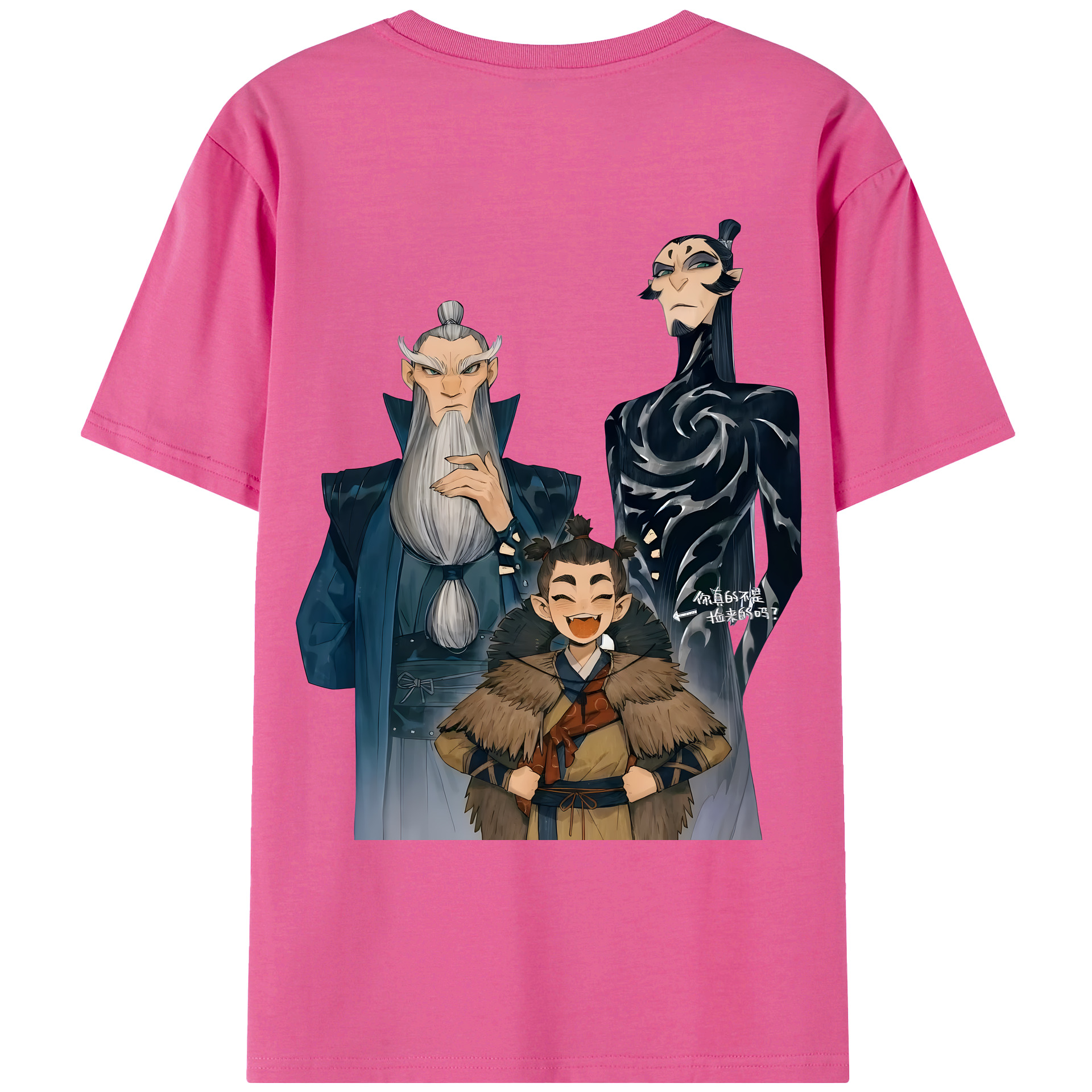 （画像用） Ne Zha 2 ナタ 魔童の大暴れ レディース半袖Tシャツ(バックプリント)