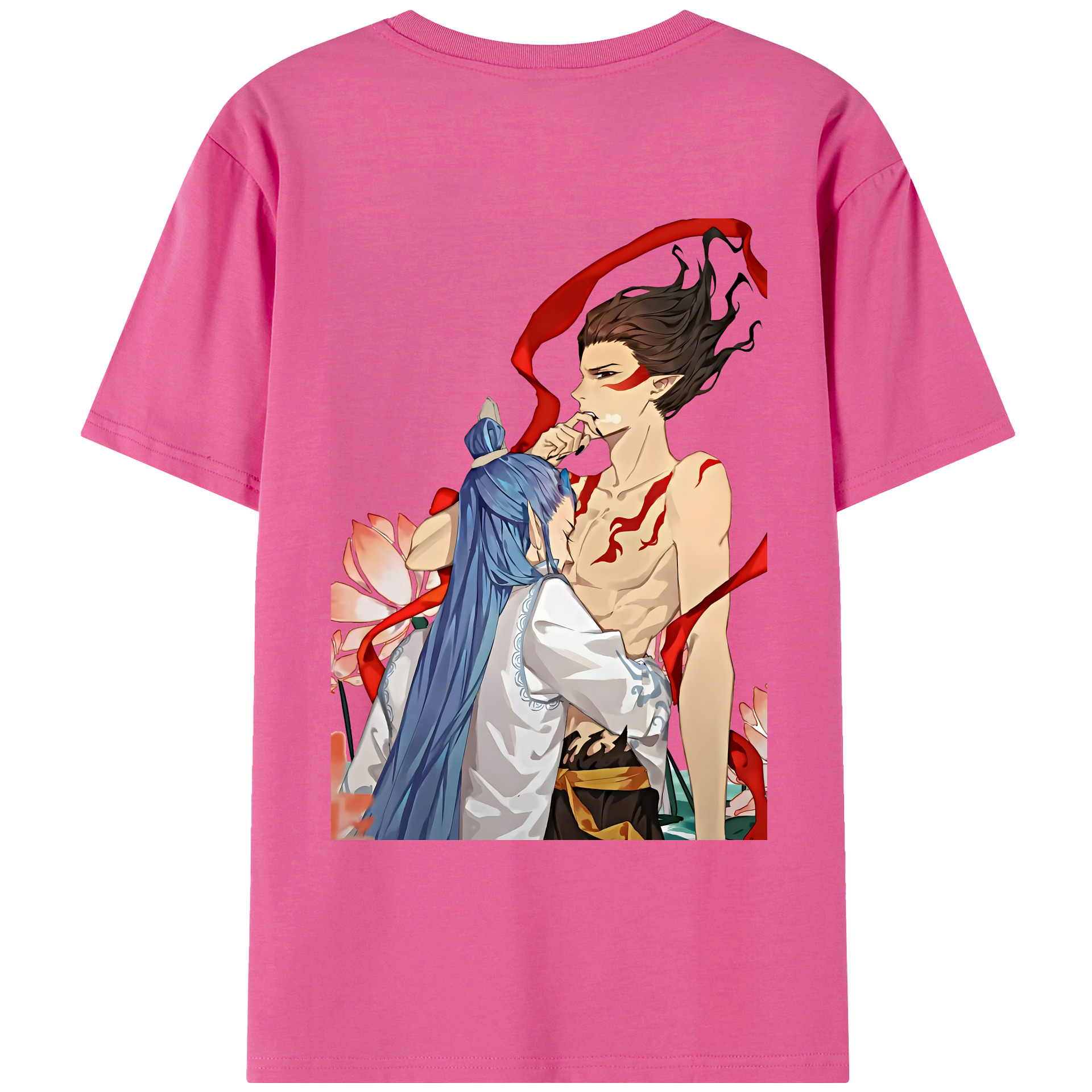 （画像用） Ne Zha 2 ナタ 魔童の大暴れ レディース半袖Tシャツ(バックプリント)