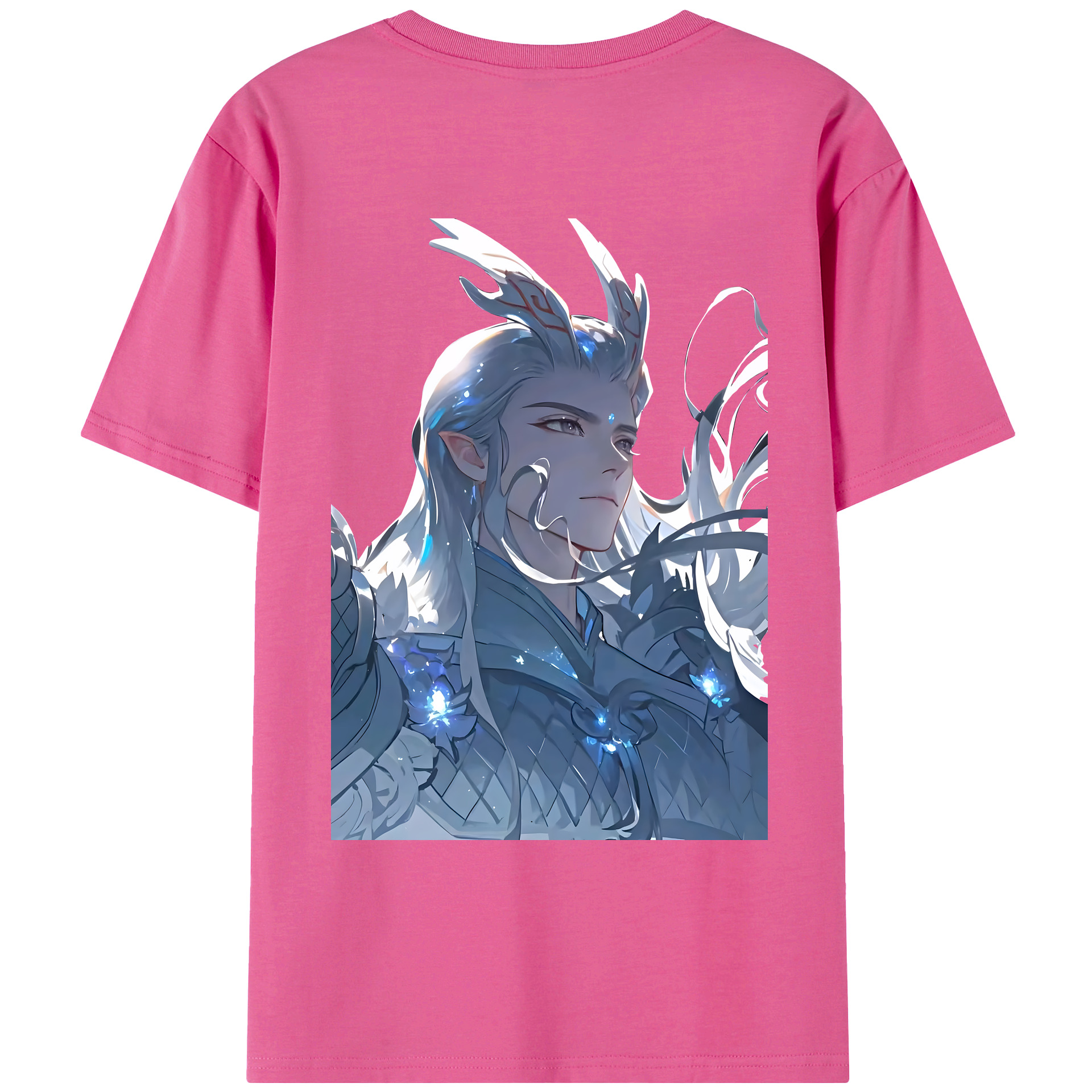 （画像用） Ne Zha 2 ナタ 魔童の大暴れ レディース半袖Tシャツ(バックプリント)