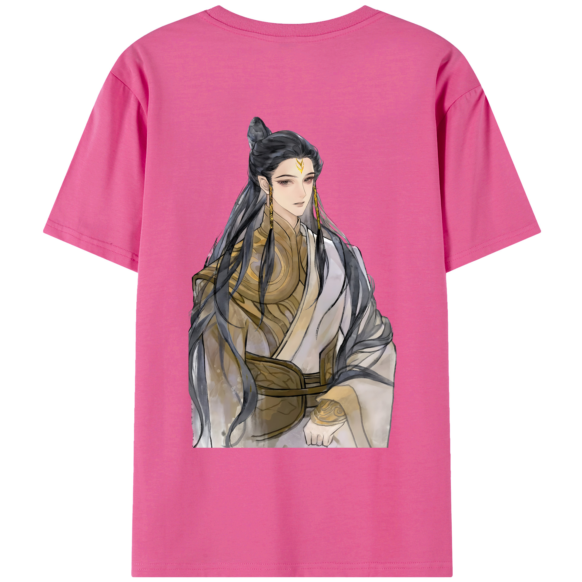 （画像用） Ne Zha 2 ナタ 魔童の大暴れ レディース半袖Tシャツ(バックプリント)