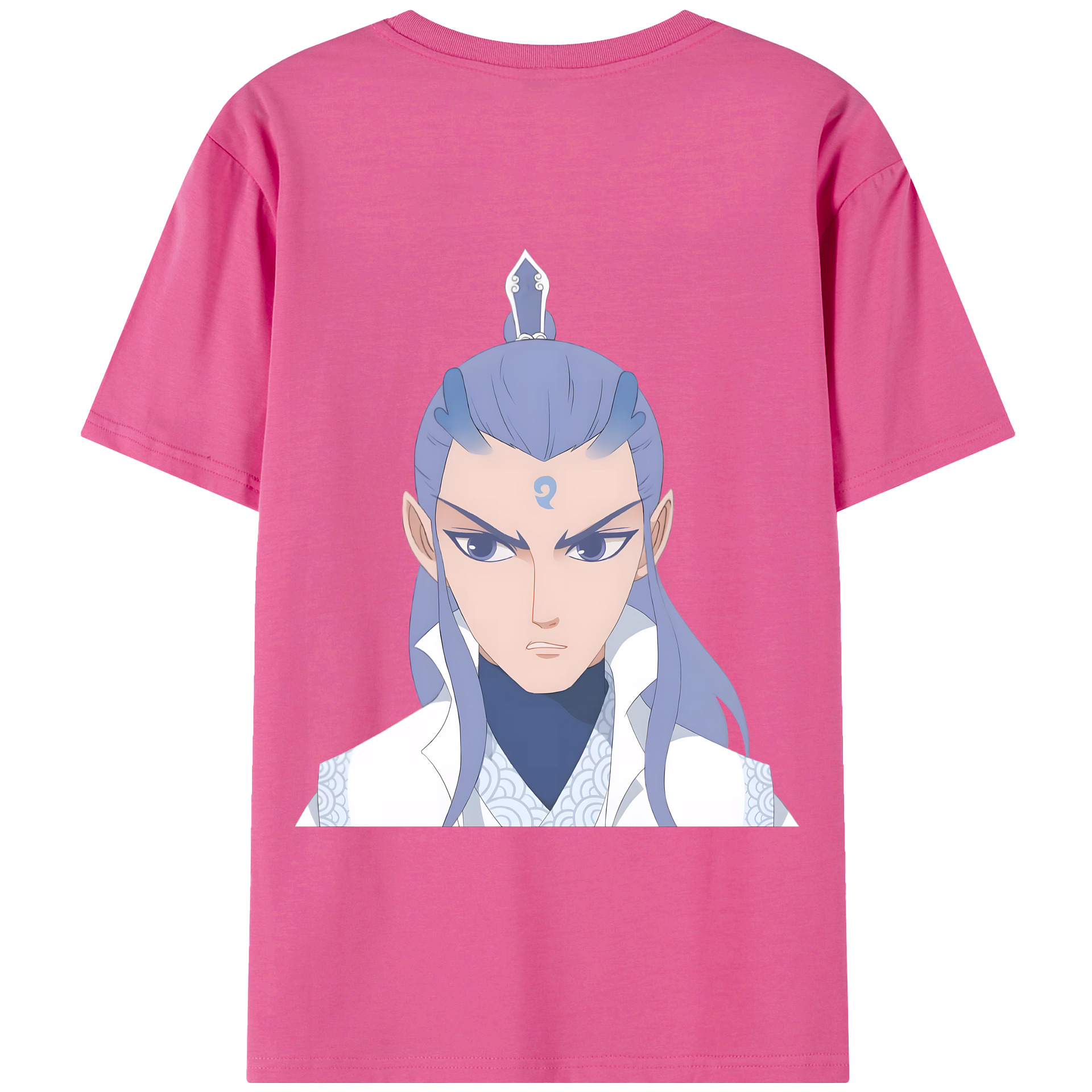 （画像用） Ne Zha 2 ナタ 魔童の大暴れ レディース半袖Tシャツ(バックプリント)