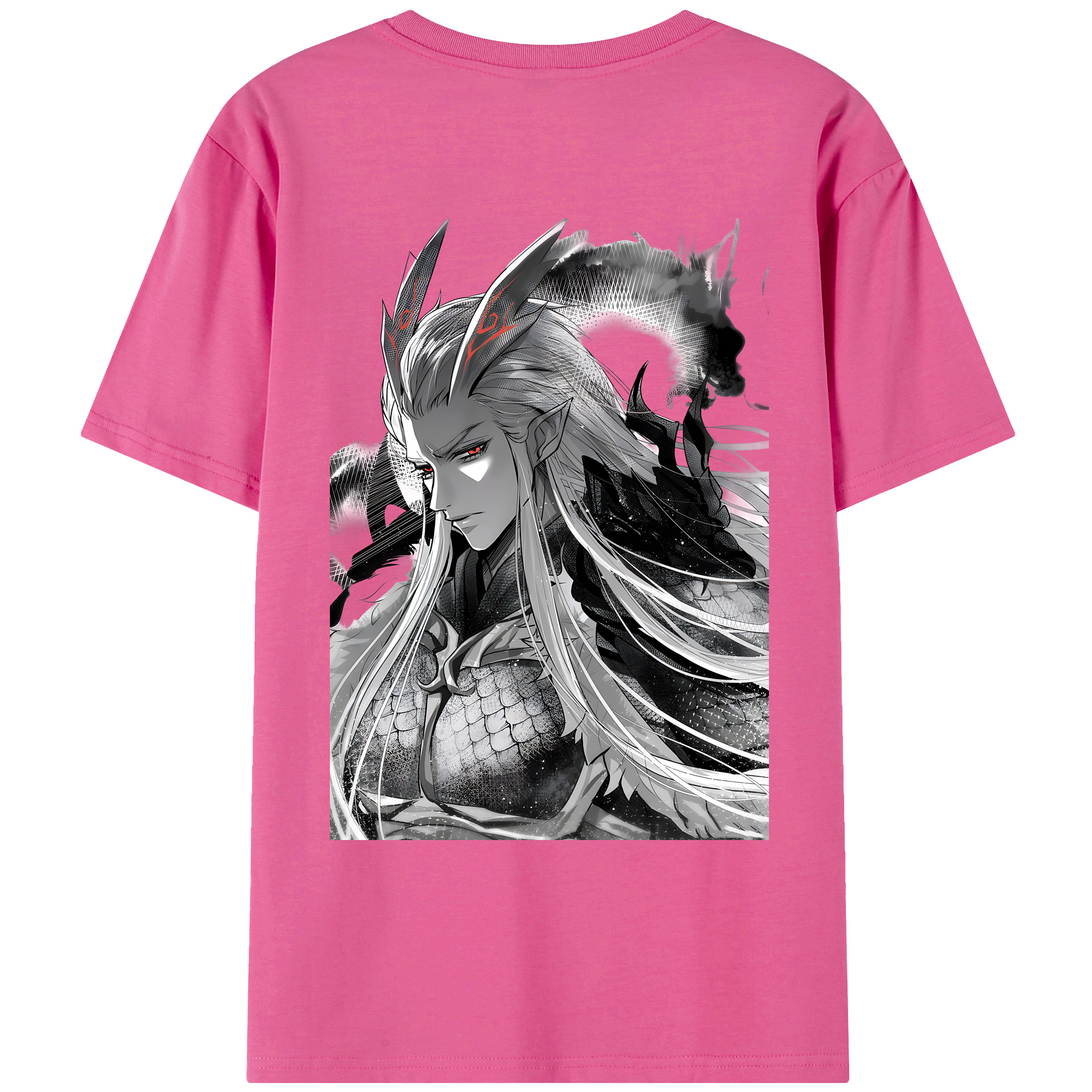 （画像用） Ne Zha 2 ナタ 魔童の大暴れ レディース半袖Tシャツ(バックプリント)