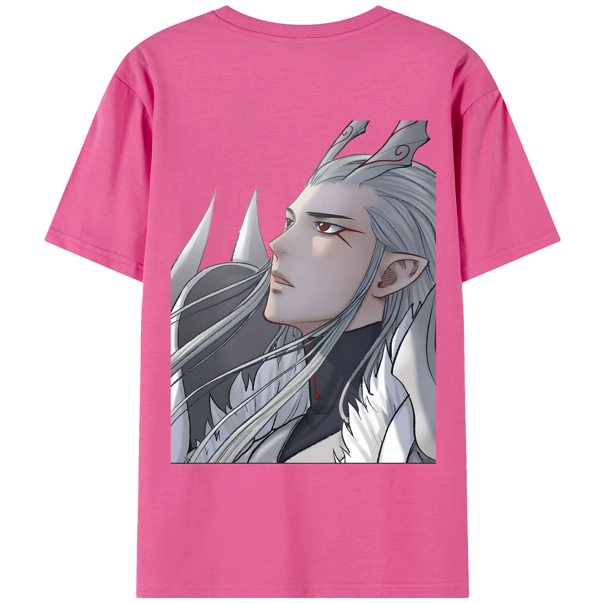 （画像用） Ne Zha 2 ナタ 魔童の大暴れ レディース半袖Tシャツ(バックプリント)