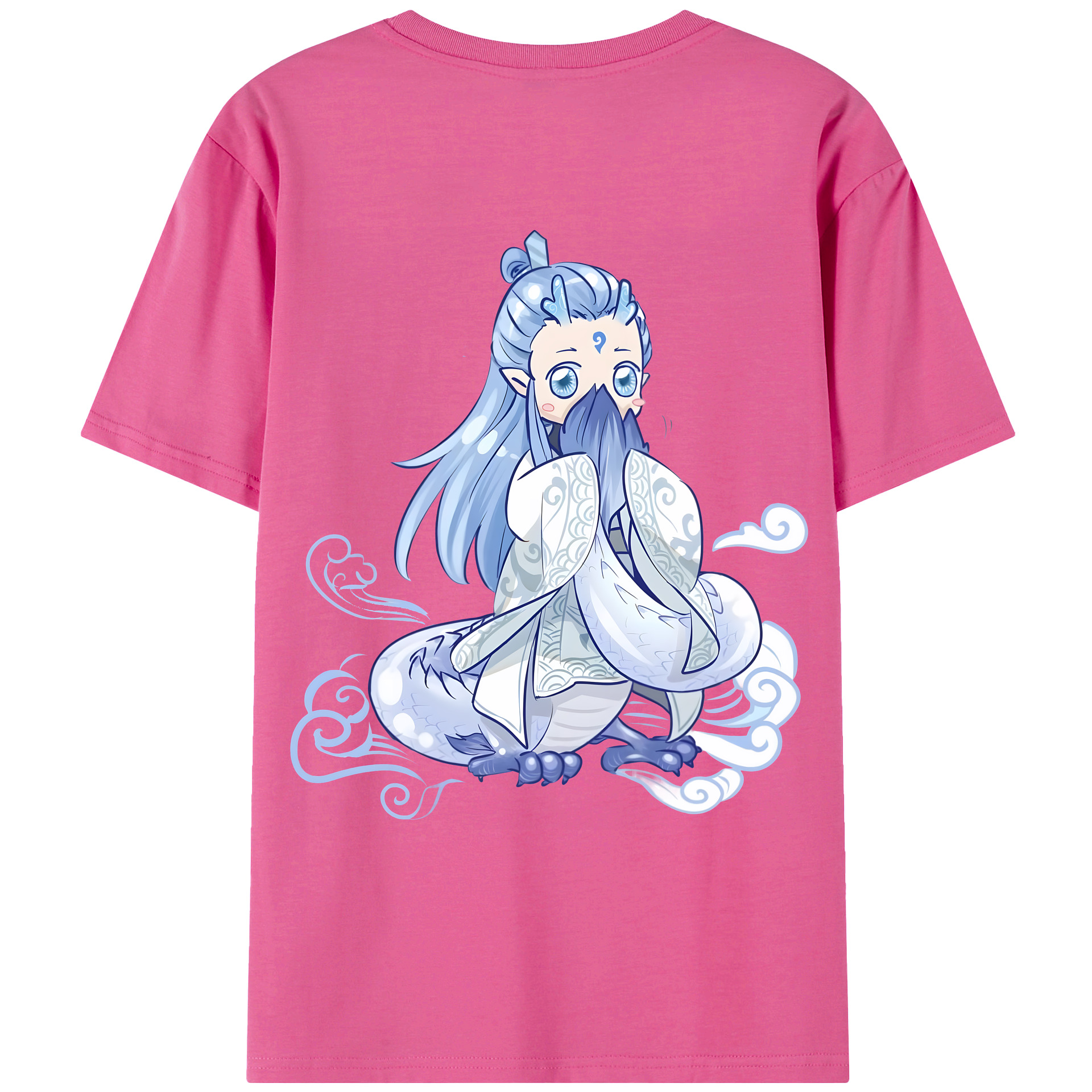 （画像用） Ne Zha 2 ナタ 魔童の大暴れ レディース半袖Tシャツ(バックプリント)