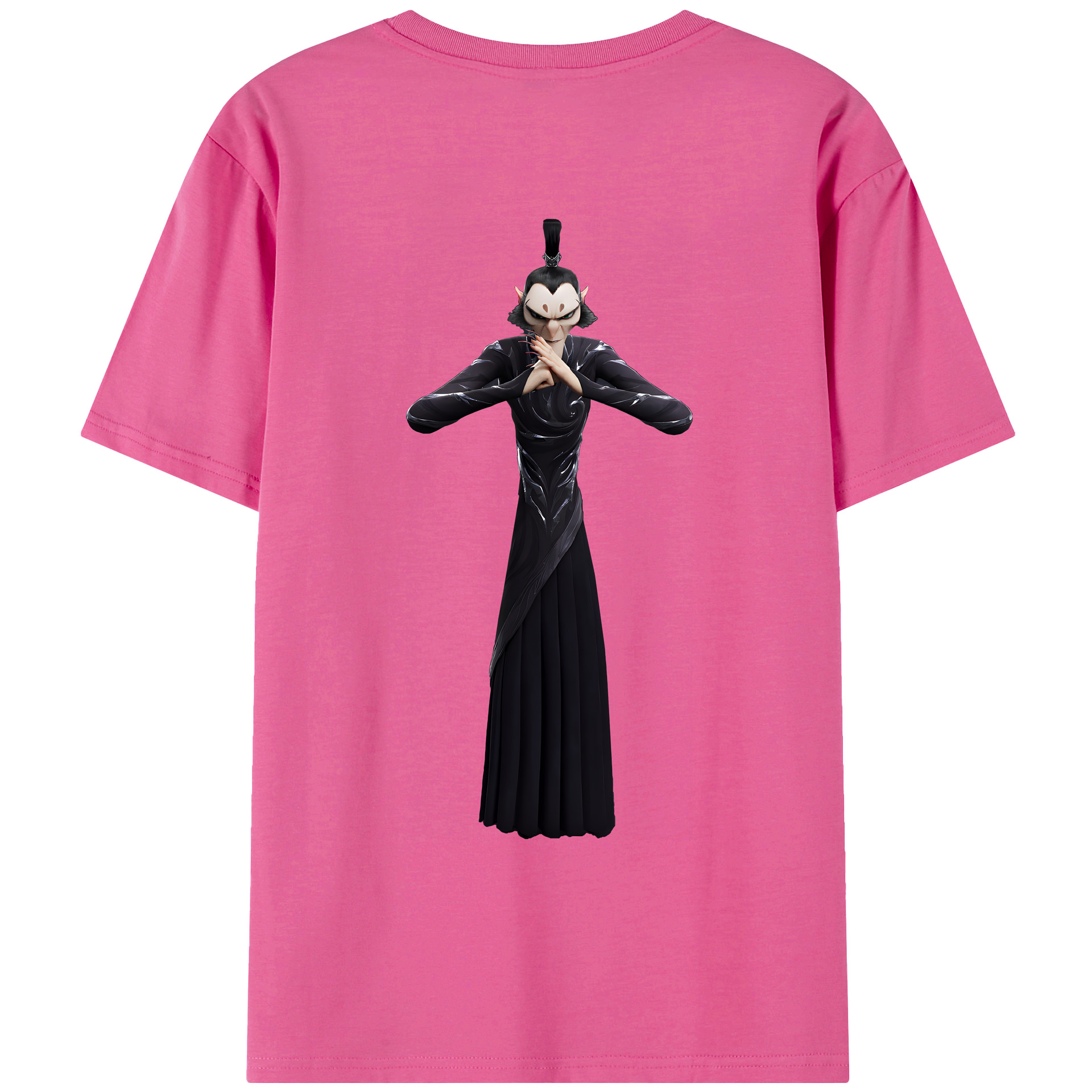 （画像用） Ne Zha 2 ナタ 魔童の大暴れ レディース半袖Tシャツ(バックプリント)