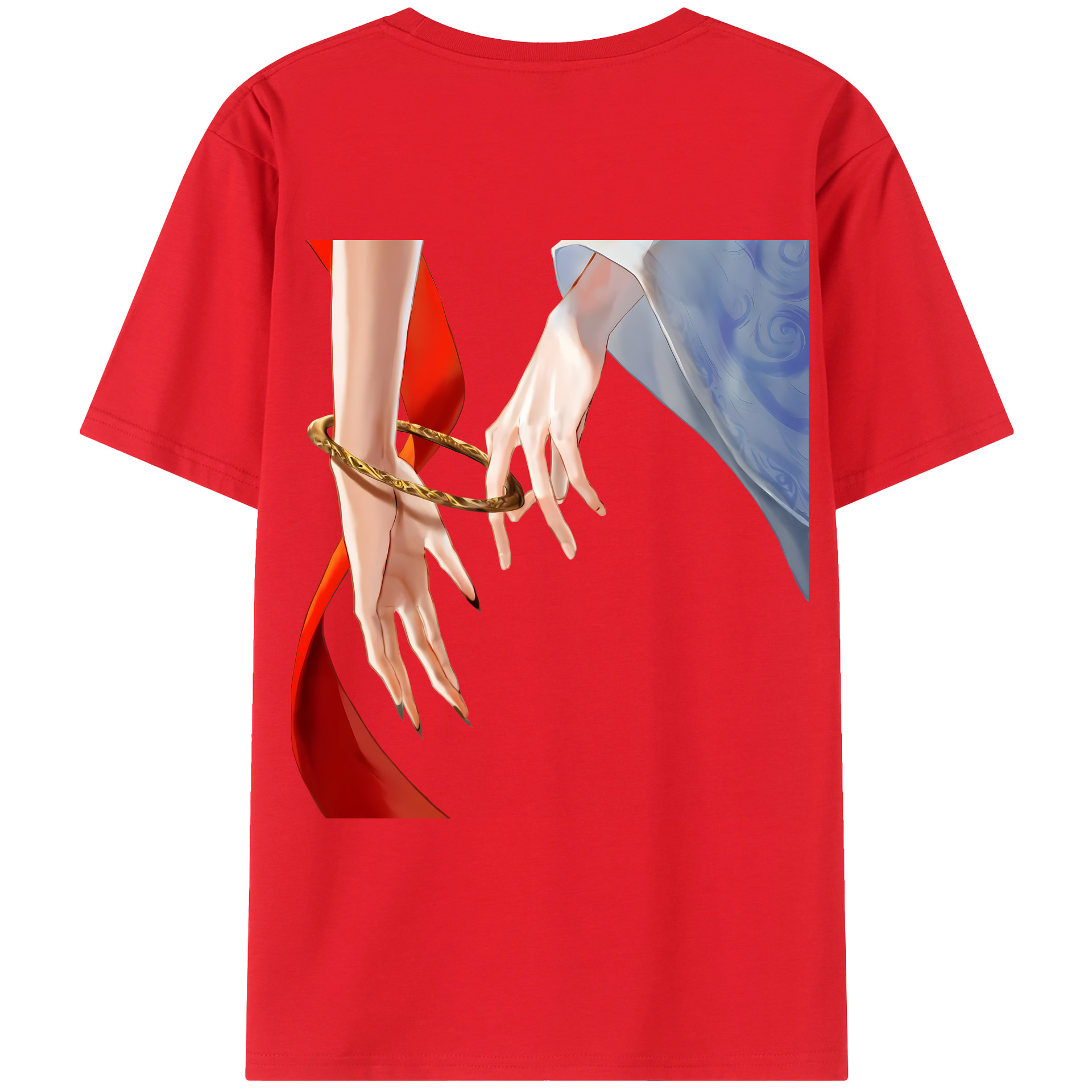 （画像用） Ne Zha 2 ナタ 魔童の大暴れ レディース半袖Tシャツ(バックプリント)