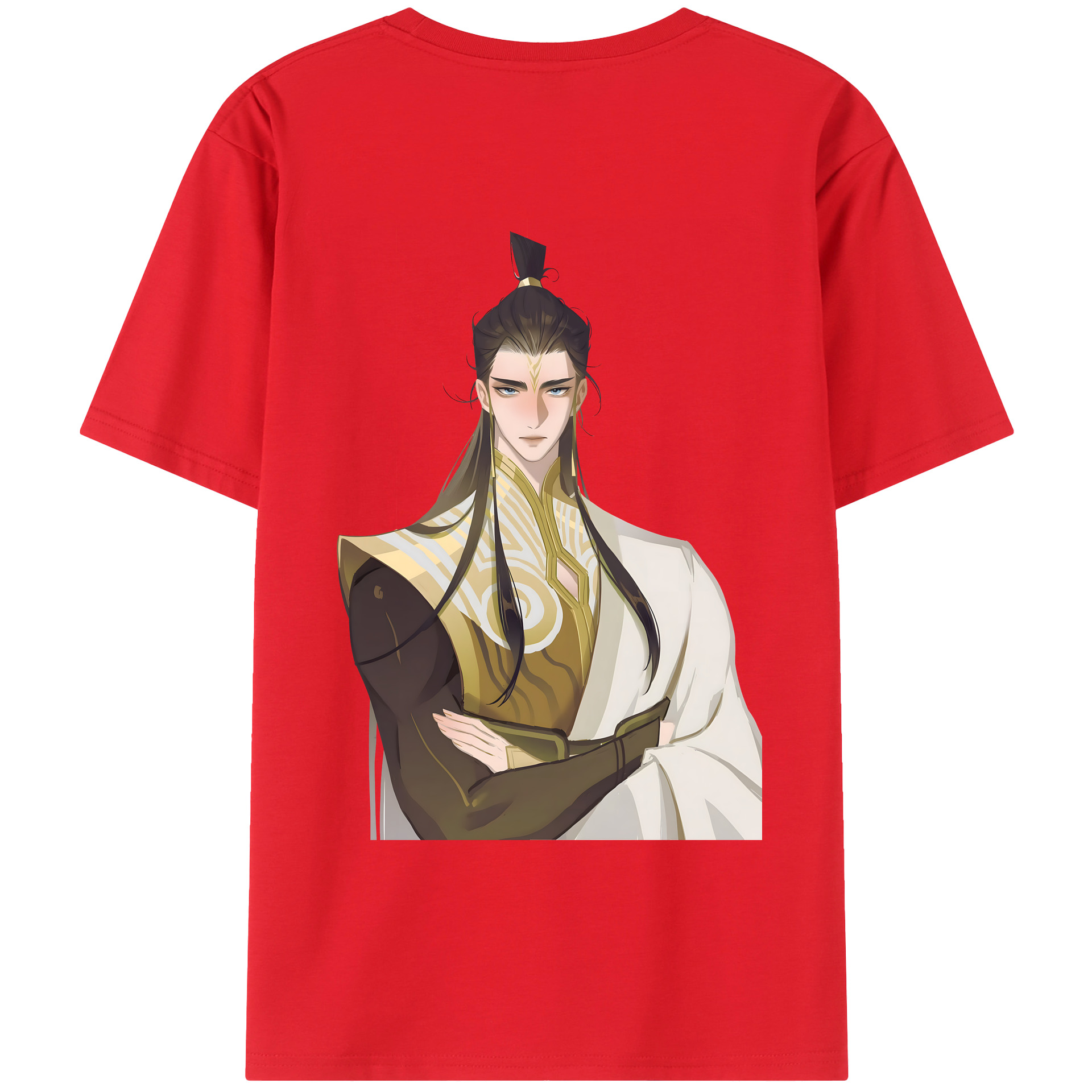 （画像用） Ne Zha 2 ナタ 魔童の大暴れ レディース半袖Tシャツ(バックプリント)