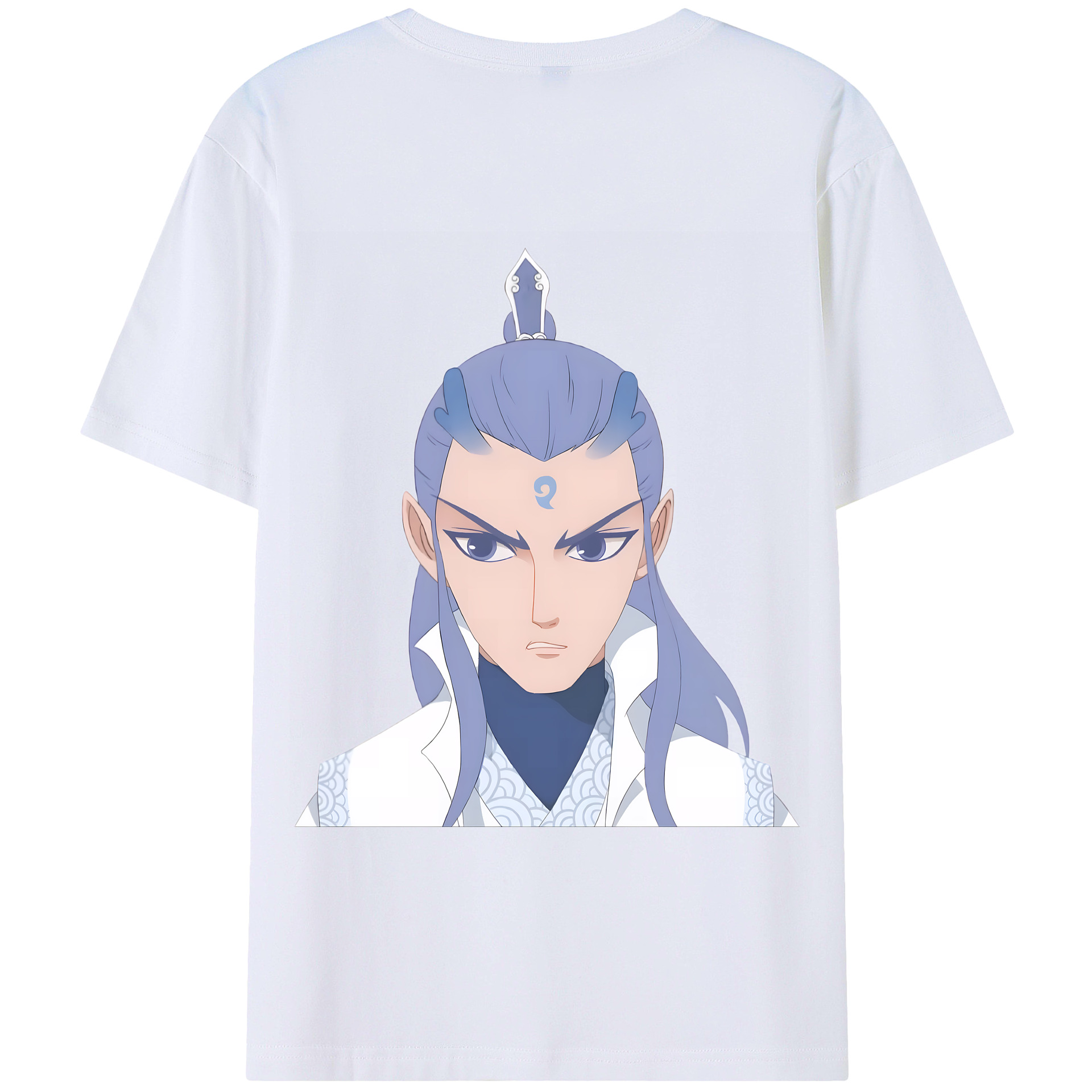（画像用） Ne Zha 2 ナタ 魔童の大暴れ レディース半袖Tシャツ(バックプリント)