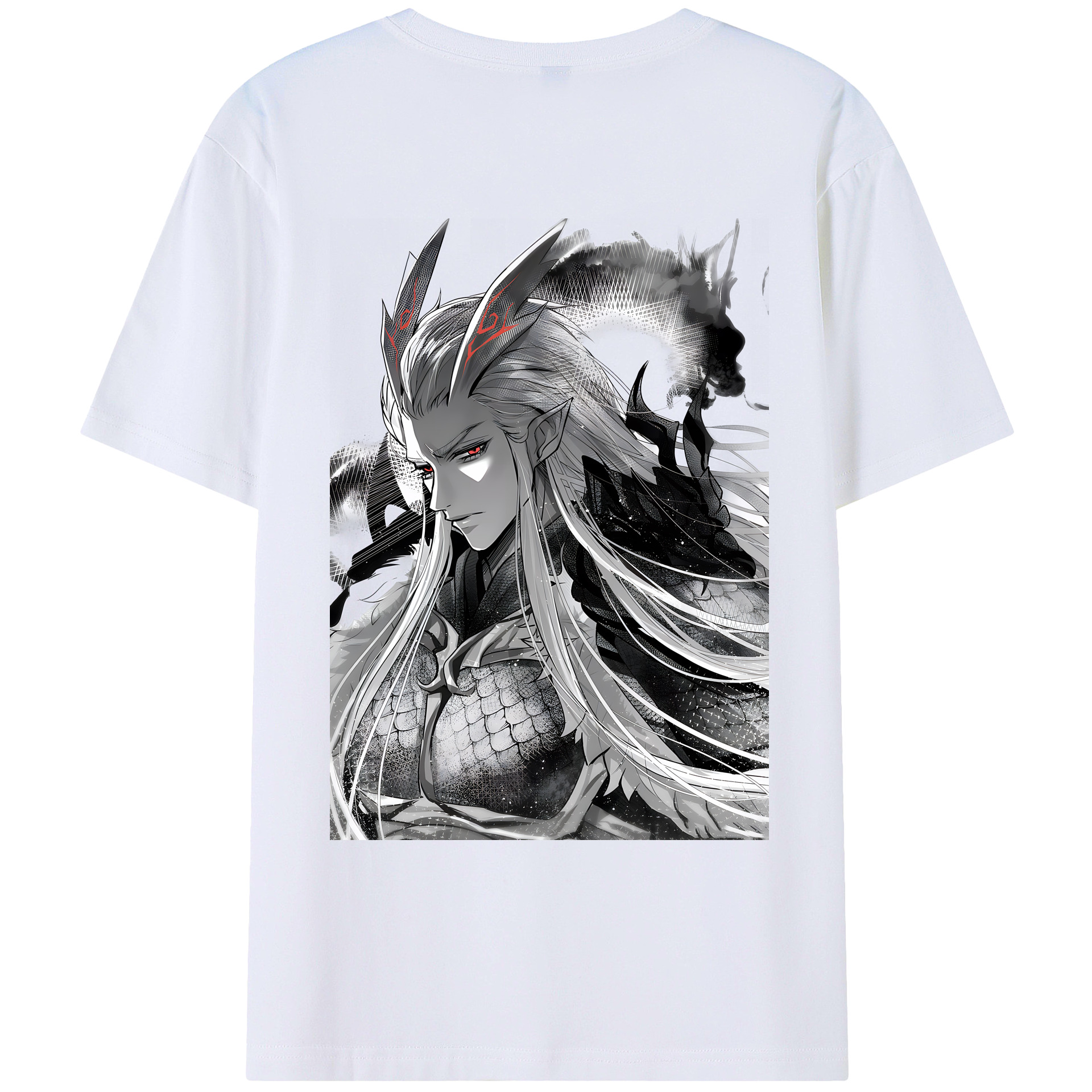 （画像用） Ne Zha 2 ナタ 魔童の大暴れ レディース半袖Tシャツ(バックプリント)