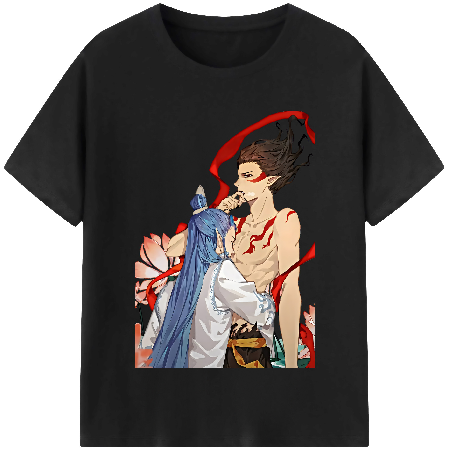 （画像用） Ne Zha 2 ナタ 魔童の大暴れ レディースカジュアルプリントTシャツ（綿100％）
