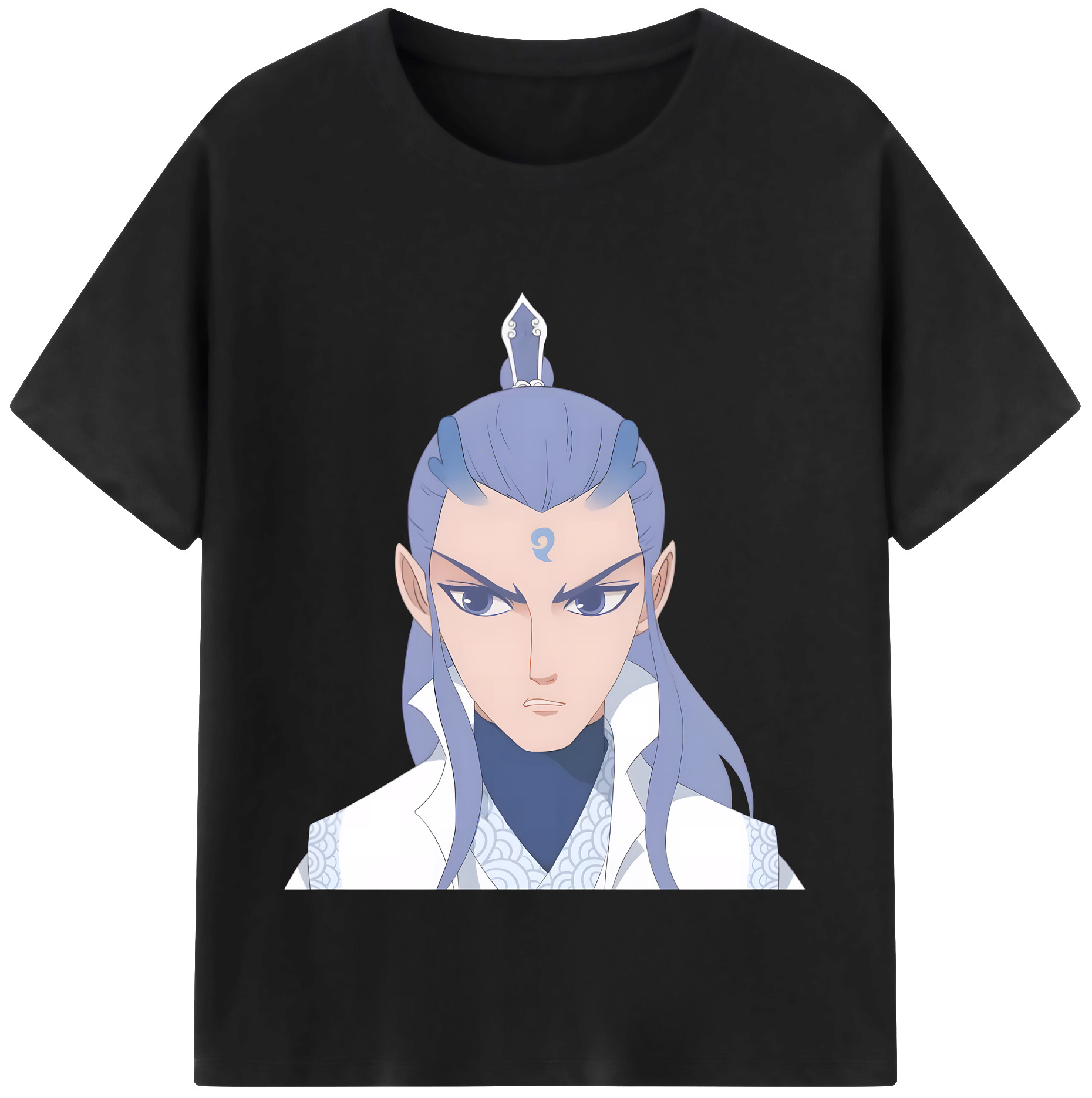 （画像用） Ne Zha 2 ナタ 魔童の大暴れ レディースカジュアルプリントTシャツ（綿100％）