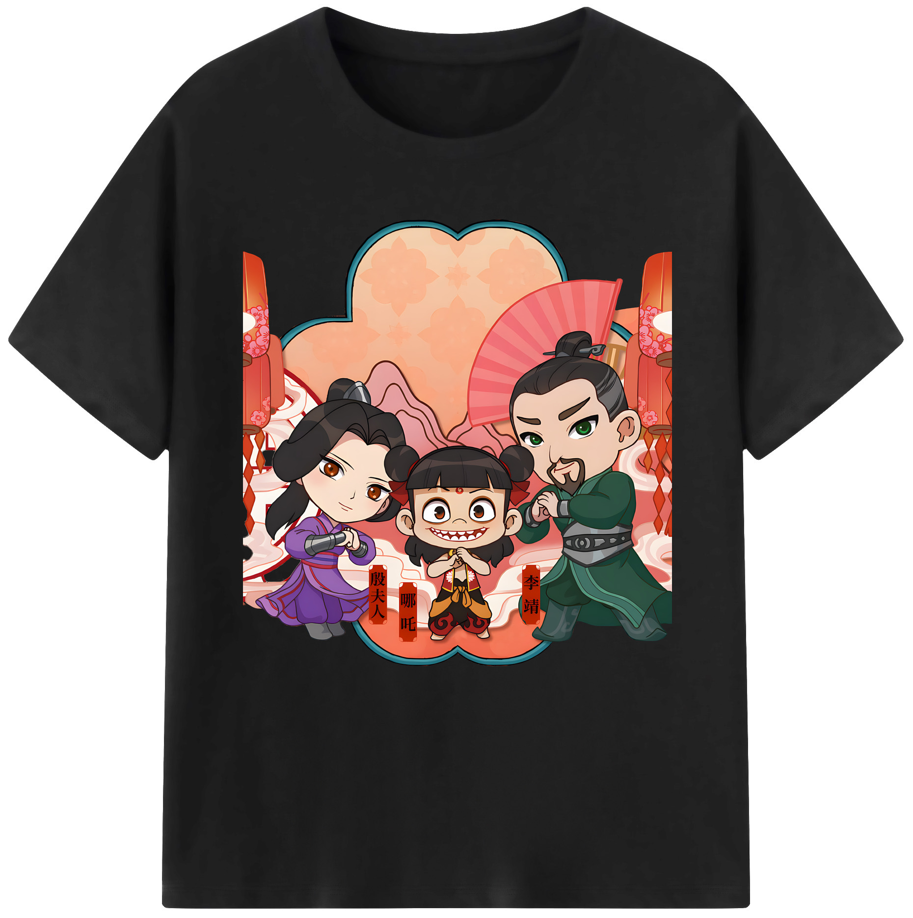（画像用） Ne Zha 2 ナタ 魔童の大暴れ レディースカジュアルプリントTシャツ（綿100％）