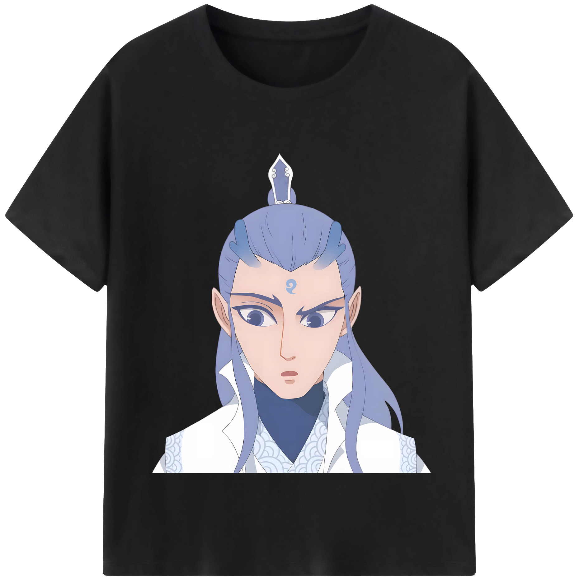 （画像用） Ne Zha 2 ナタ 魔童の大暴れ レディースカジュアルプリントTシャツ（綿100％）