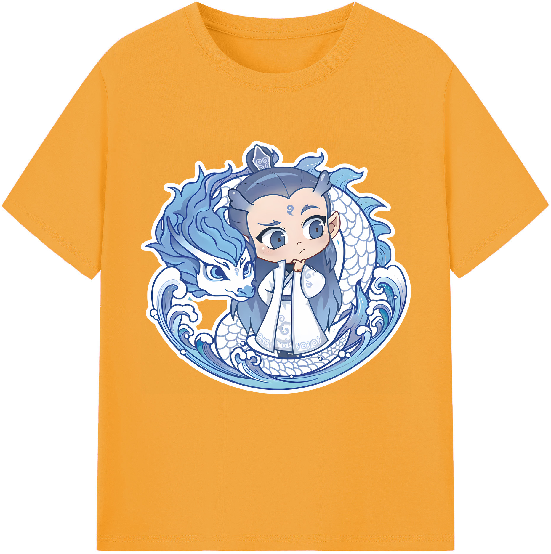 （画像用） Ne Zha 2 ナタ 魔童の大暴れ レディースカジュアルプリントTシャツ（綿100％）