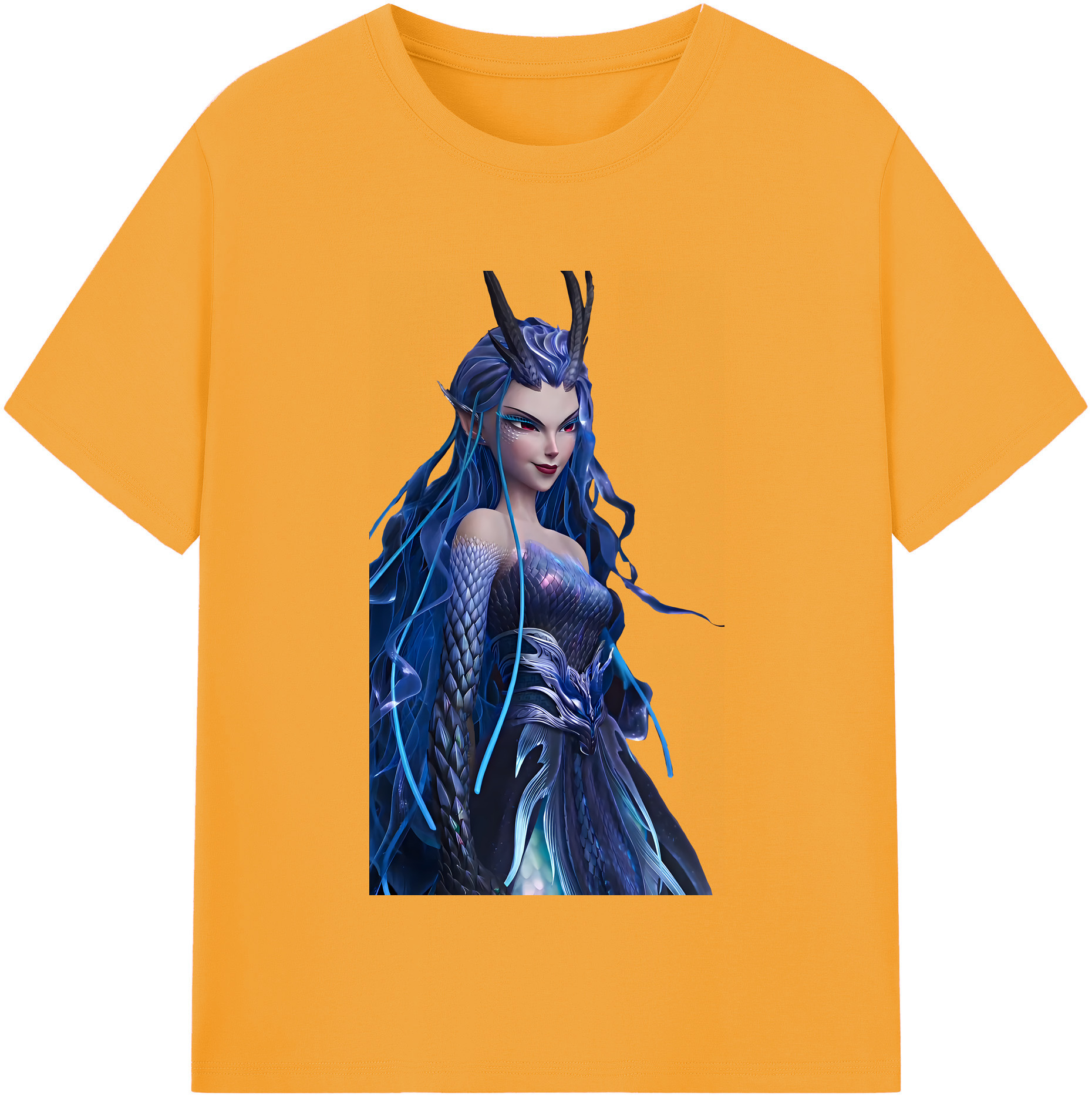 （画像用） Ne Zha 2 ナタ 魔童の大暴れ レディースカジュアルプリントTシャツ（綿100％）