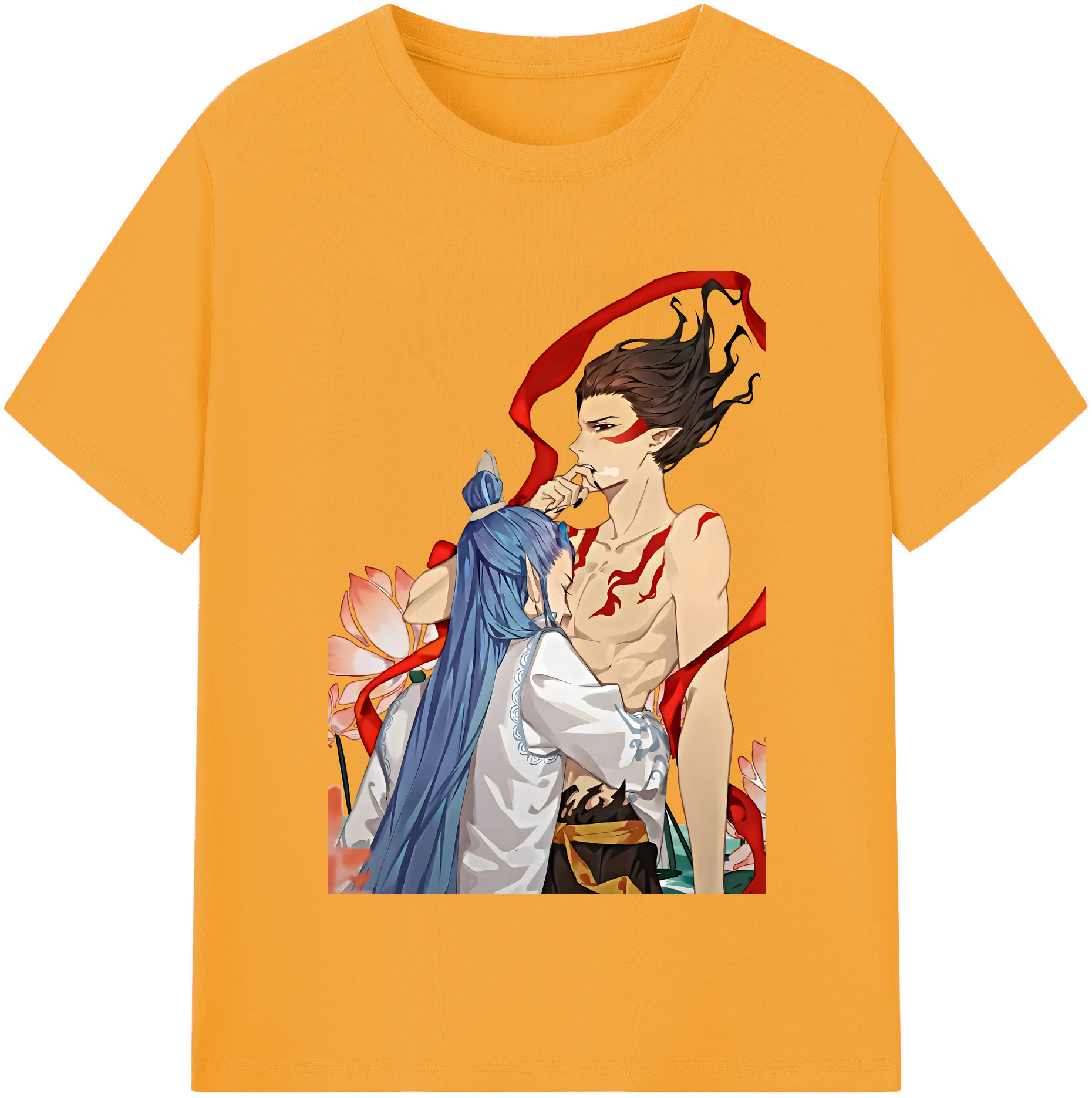 （画像用） Ne Zha 2 ナタ 魔童の大暴れ レディースカジュアルプリントTシャツ（綿100％）