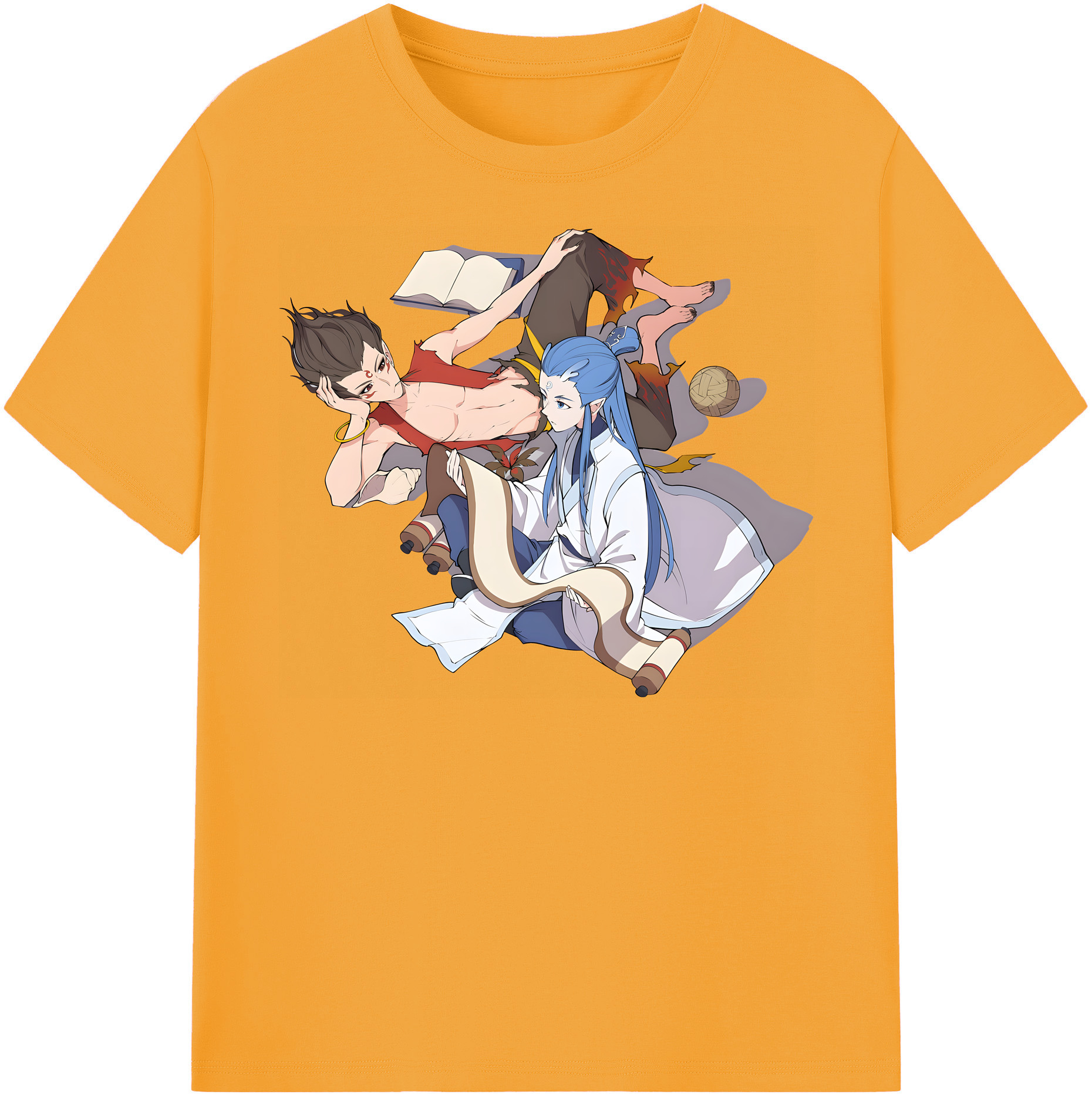 （画像用） Ne Zha 2 ナタ 魔童の大暴れ レディースカジュアルプリントTシャツ（綿100％）