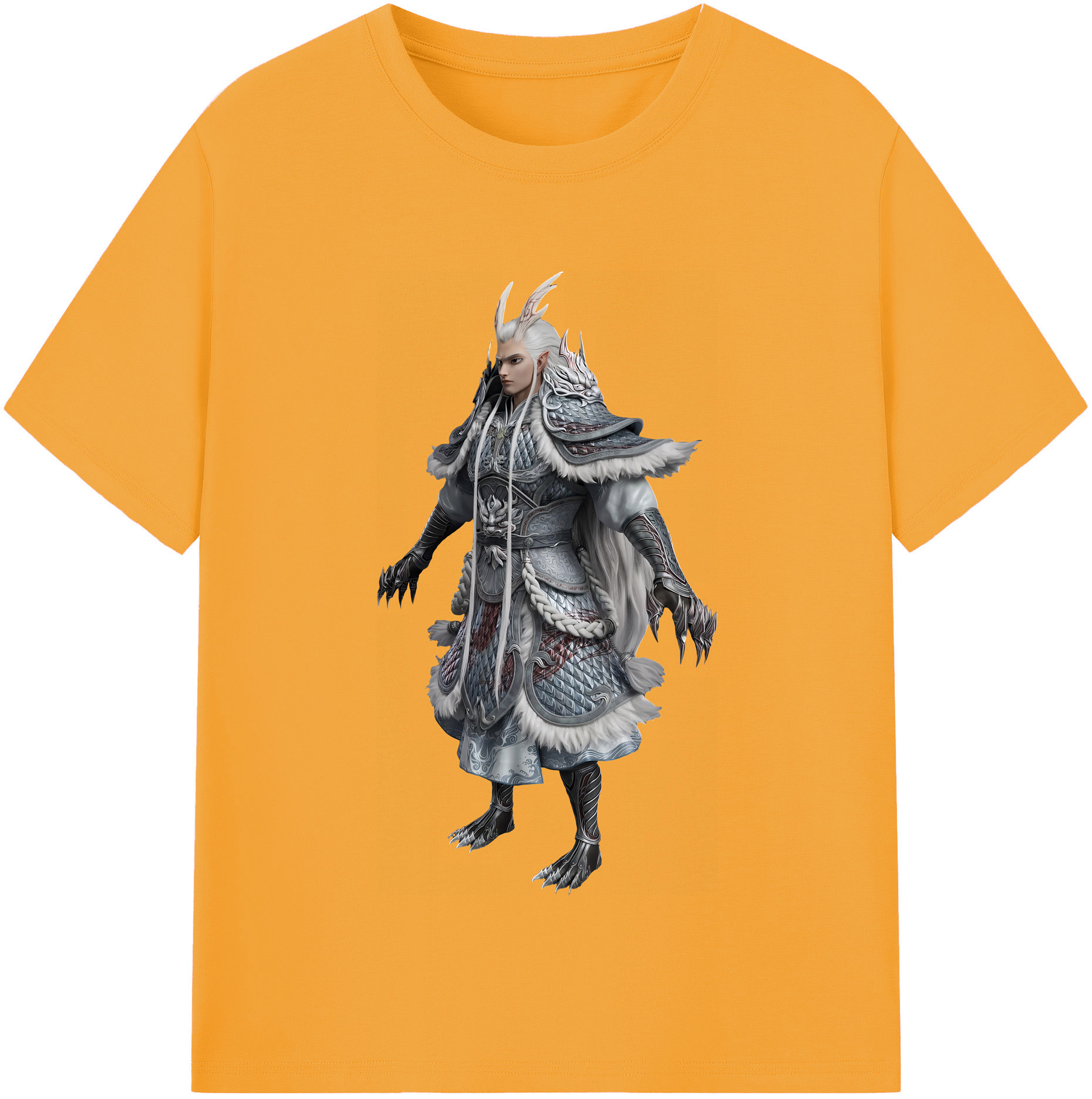 （画像用） Ne Zha 2 ナタ 魔童の大暴れ レディースカジュアルプリントTシャツ（綿100％）